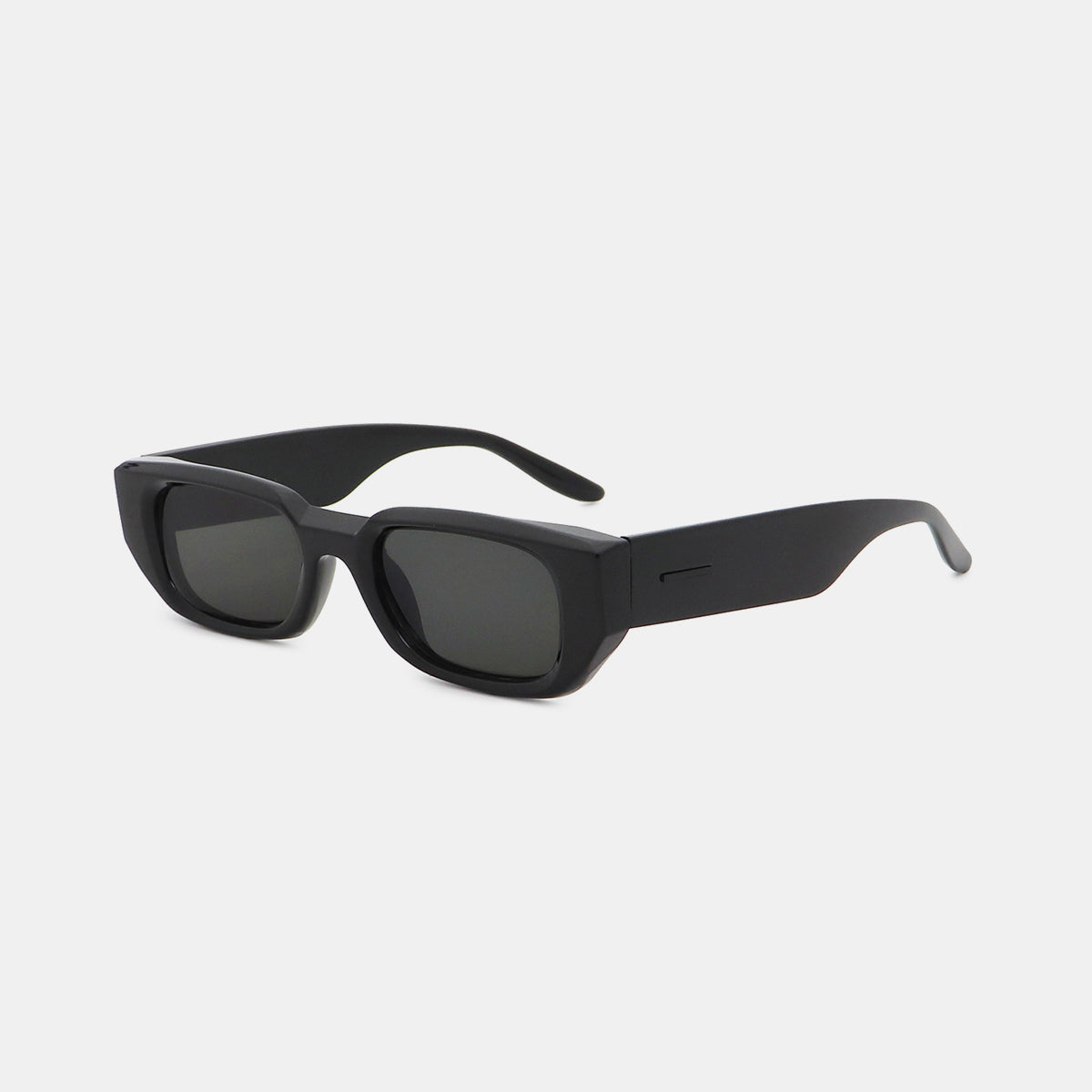 Polycarbonate Frame Rectangle Sunglasses-SUN GLASSES-[Adult]-[Female]-2022 Online Blue Zone Planet