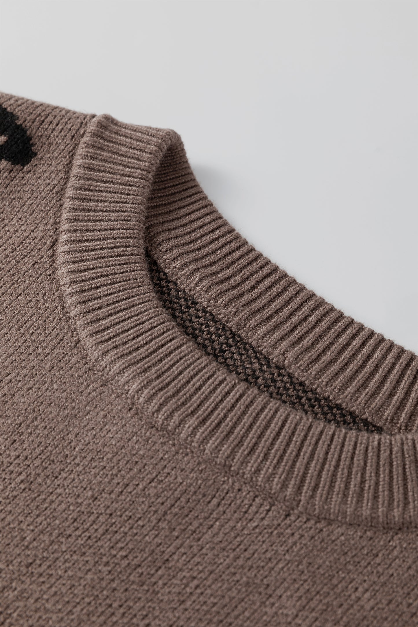 Camel Asymmetric Leopard Print Detail Drop Shoulder Sweater-TOPS / DRESSES-[Adult]-[Female]-2022 Online Blue Zone Planet