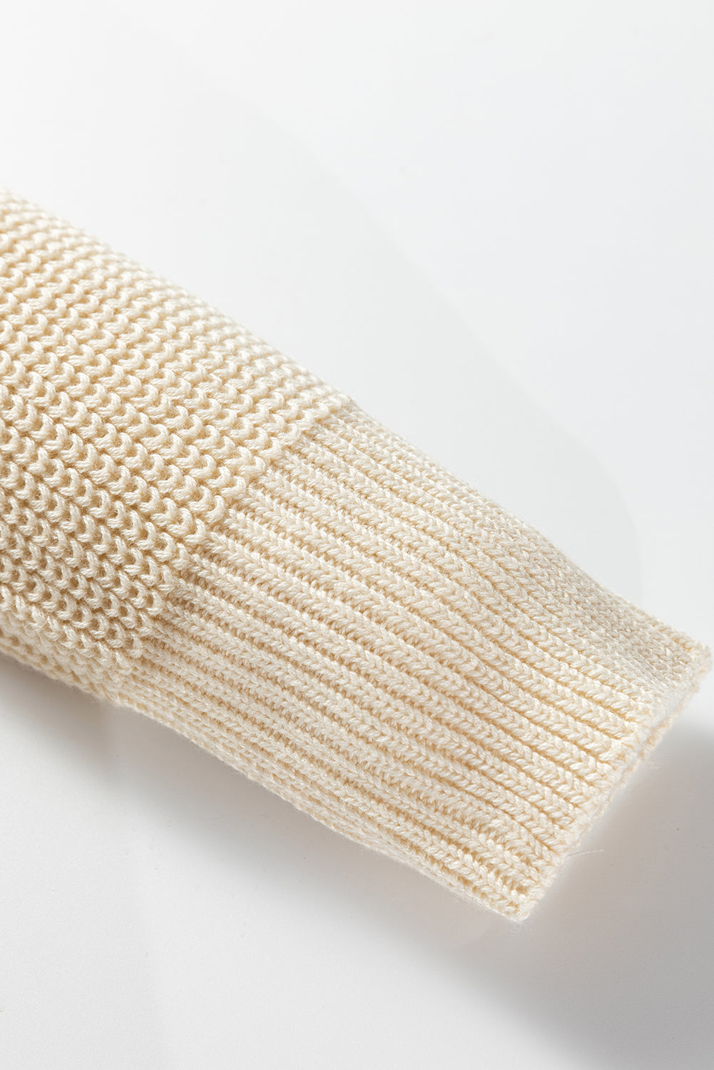 Jet Stream Mixed Texture Knit Flower Embroidered Detail Casual Sweater-TOPS / DRESSES-[Adult]-[Female]-2022 Online Blue Zone Planet