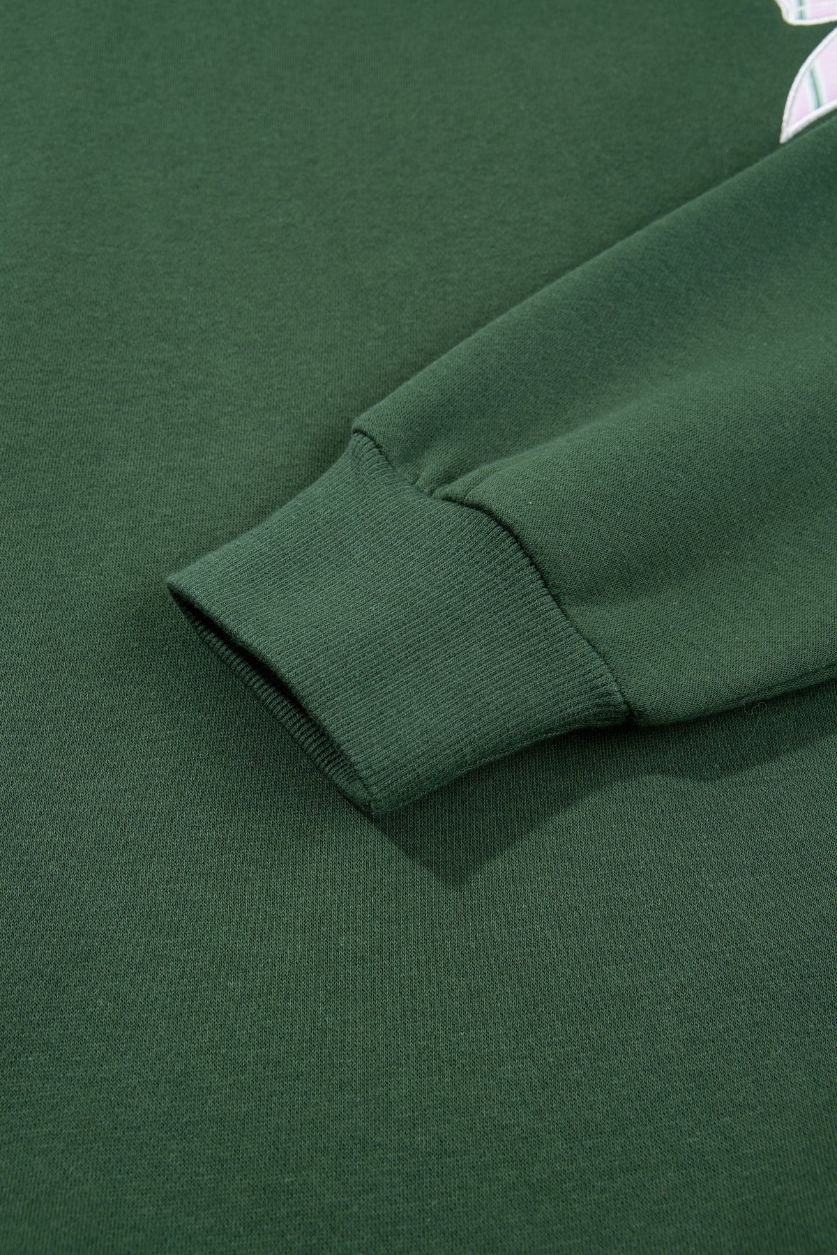 Blackish Green Striped Bow Graphic Oversized Sweatshirt-Tops/Sweatshirts & Hoodies-[Adult]-[Female]-2022 Online Blue Zone Planet