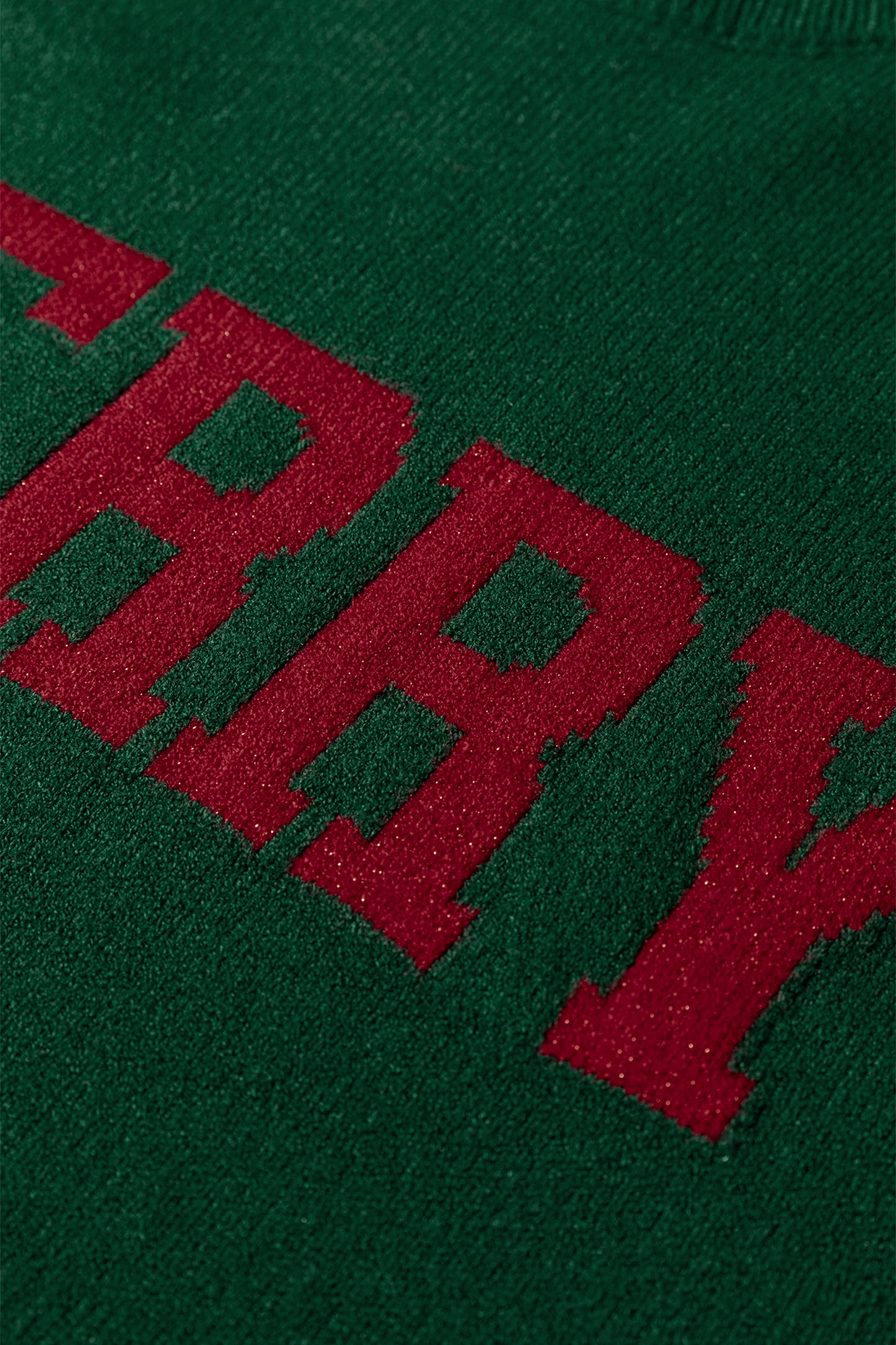 Blackish Green Merry Letter Pattern Christmas Raglan Sleeve Sweater-TOPS / DRESSES-[Adult]-[Female]-2022 Online Blue Zone Planet