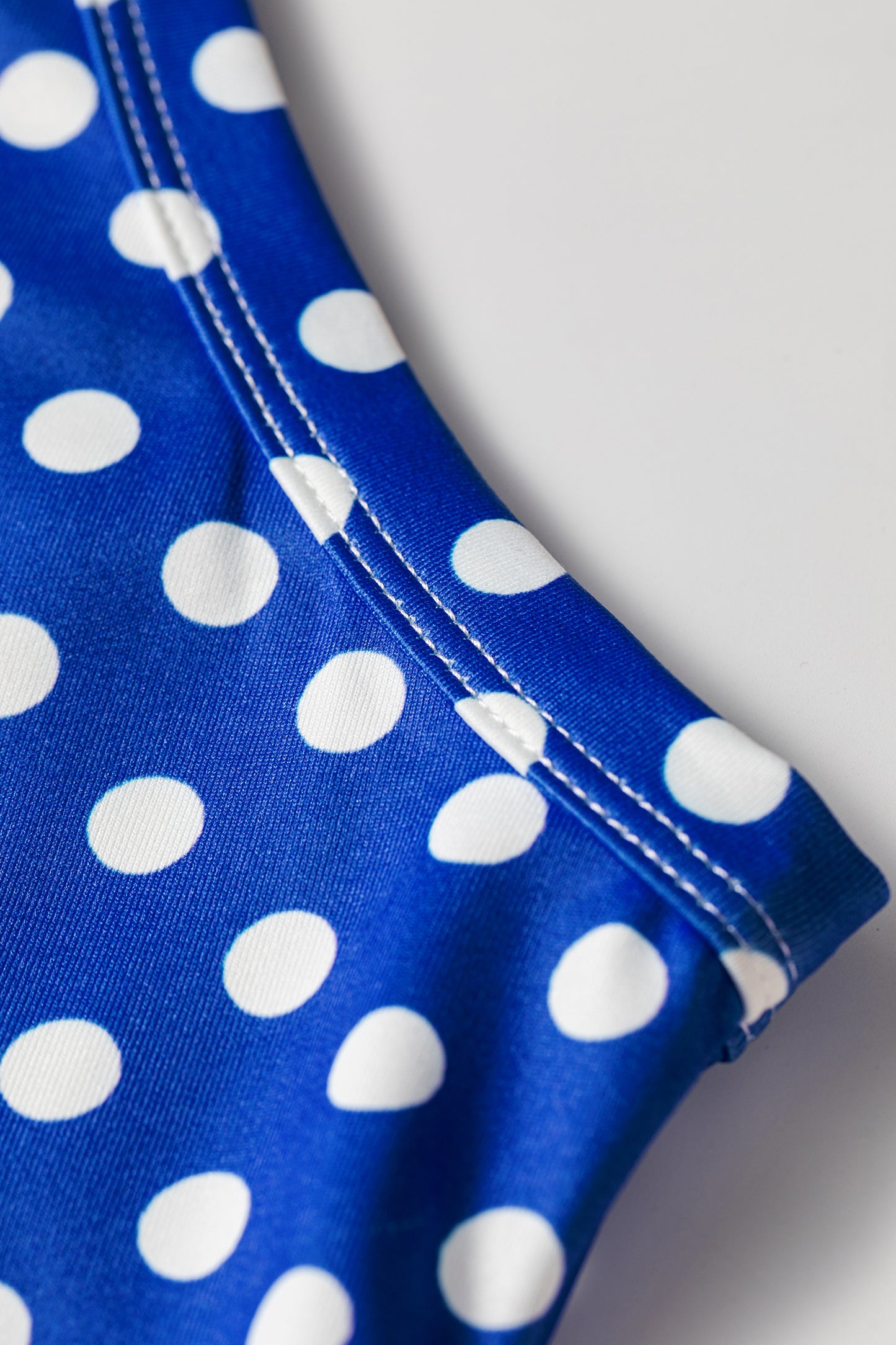 Blue Polka Dot Print Slim Tank Loose Pants 2pcs Outfit-Two Piece Sets/Pant Sets-[Adult]-[Female]-2022 Online Blue Zone Planet