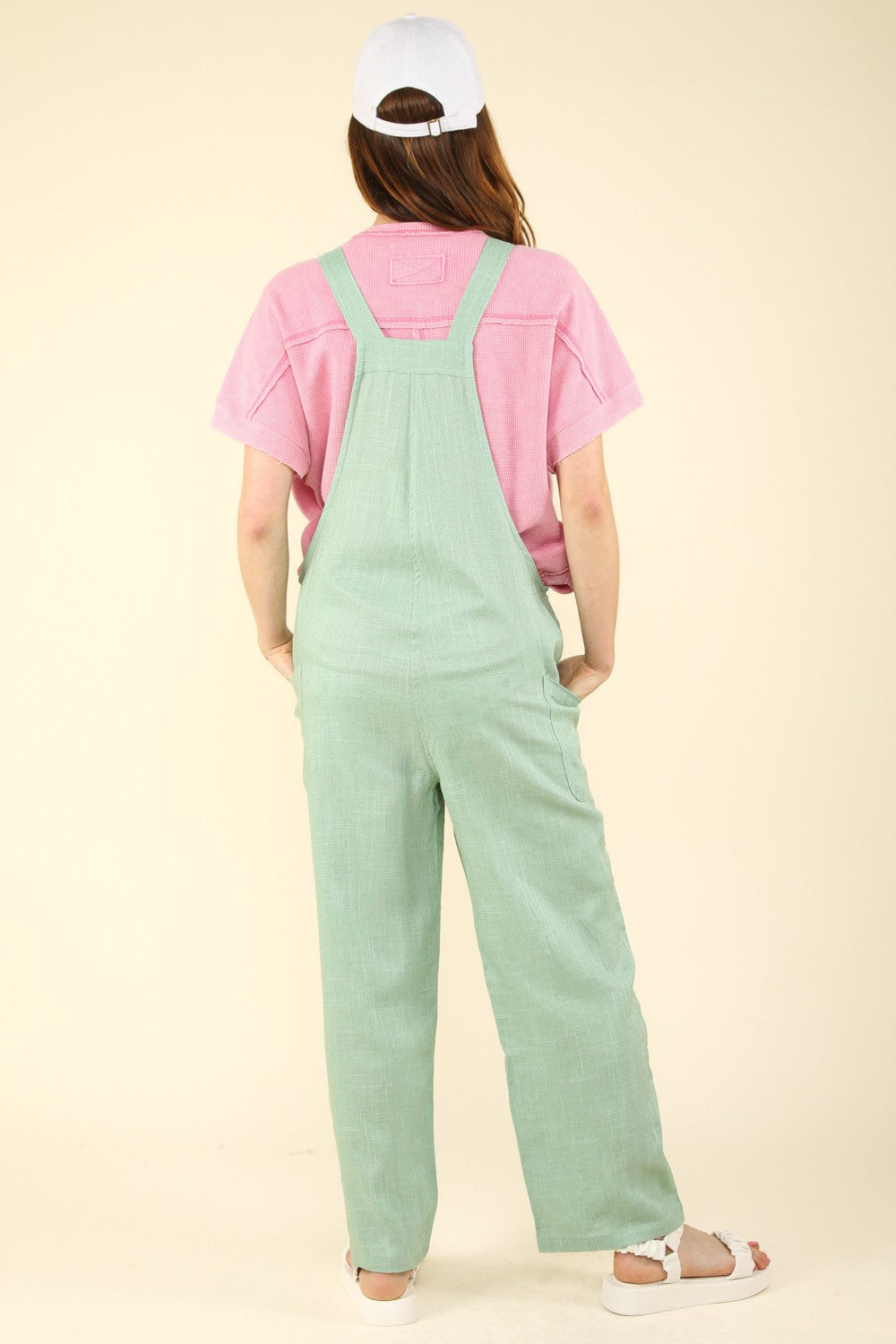 VERY J Knot Strap Jumpsuit with Pockets-TOPS / DRESSES-[Adult]-[Female]-2022 Online Blue Zone Planet