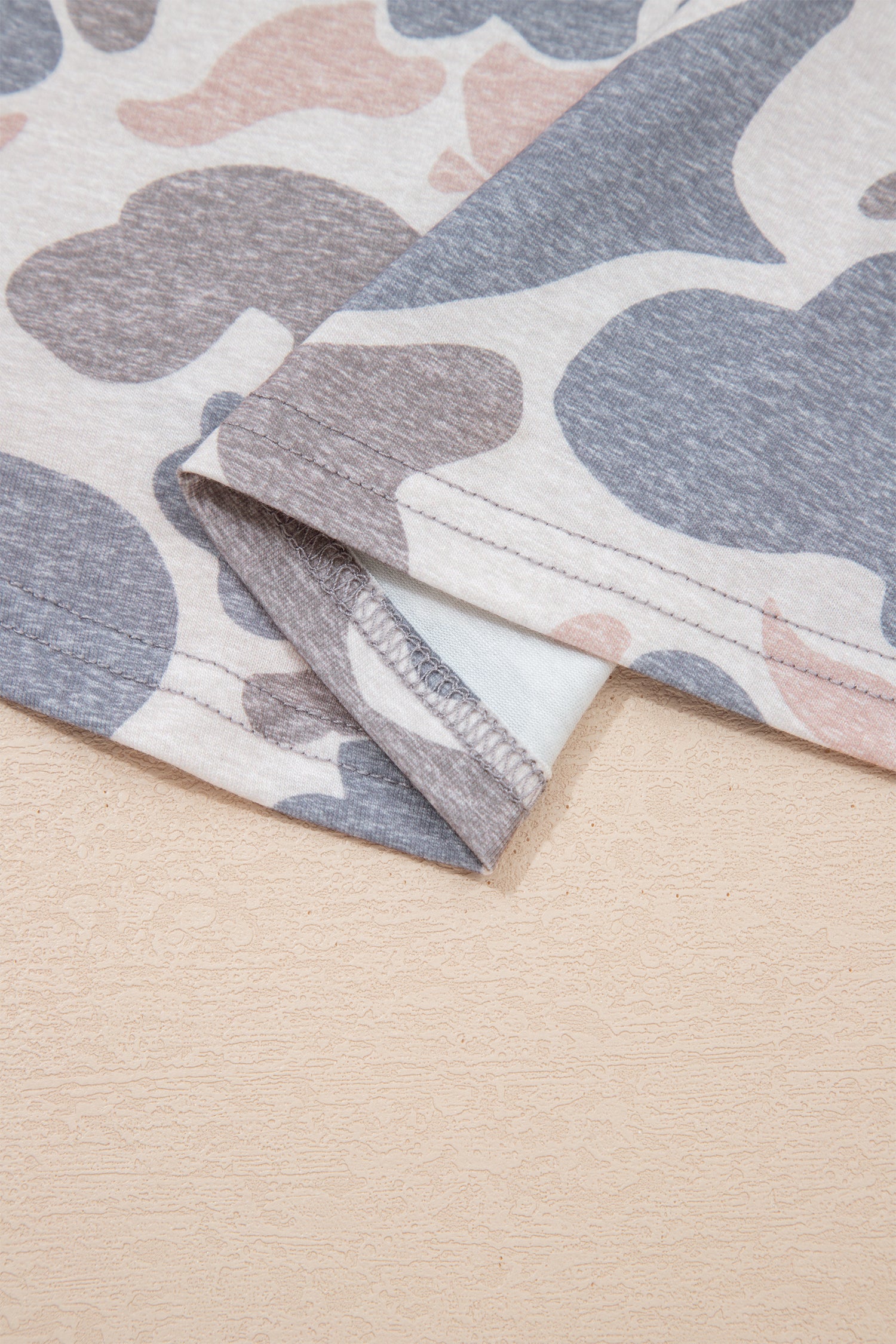 Multicolour Retro Camouflage Print Oversize Tank Top-Tops/Tank Tops-[Adult]-[Female]-2022 Online Blue Zone Planet