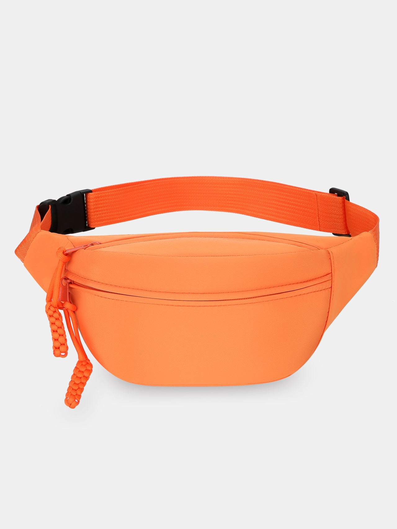 Blue Zone Planet | Oxford Cloth Adjustable Strap Sling Bag-HANDBAGS-[Adult]-[Female]-Tangerine-One Size-2022 Online Blue Zone Planet