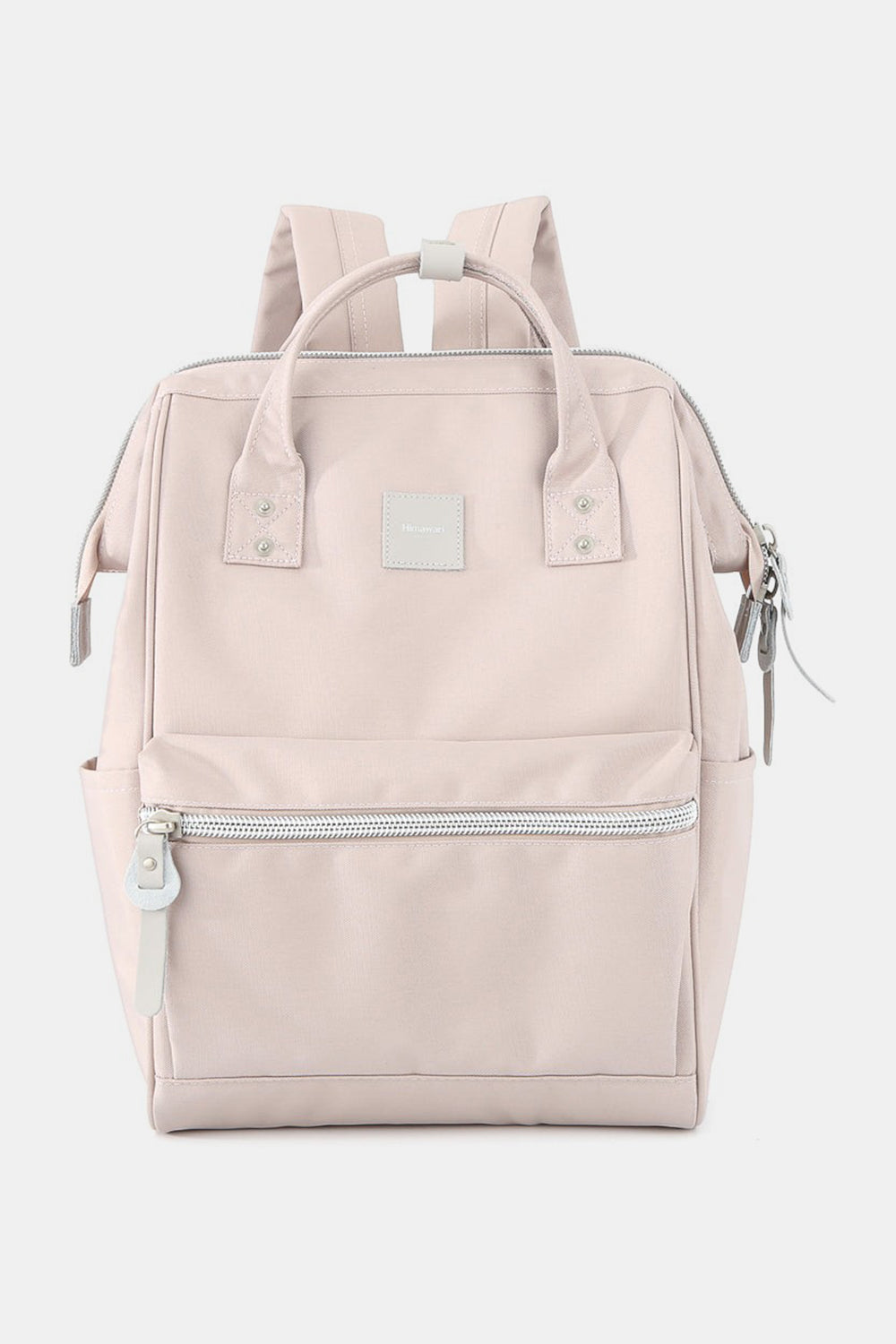 Himawari Water Resistant Canvas Backpack Bag with Side Pockets-BACKPACKS-[Adult]-[Female]-Blush Pink-One Size-2022 Online Blue Zone Planet