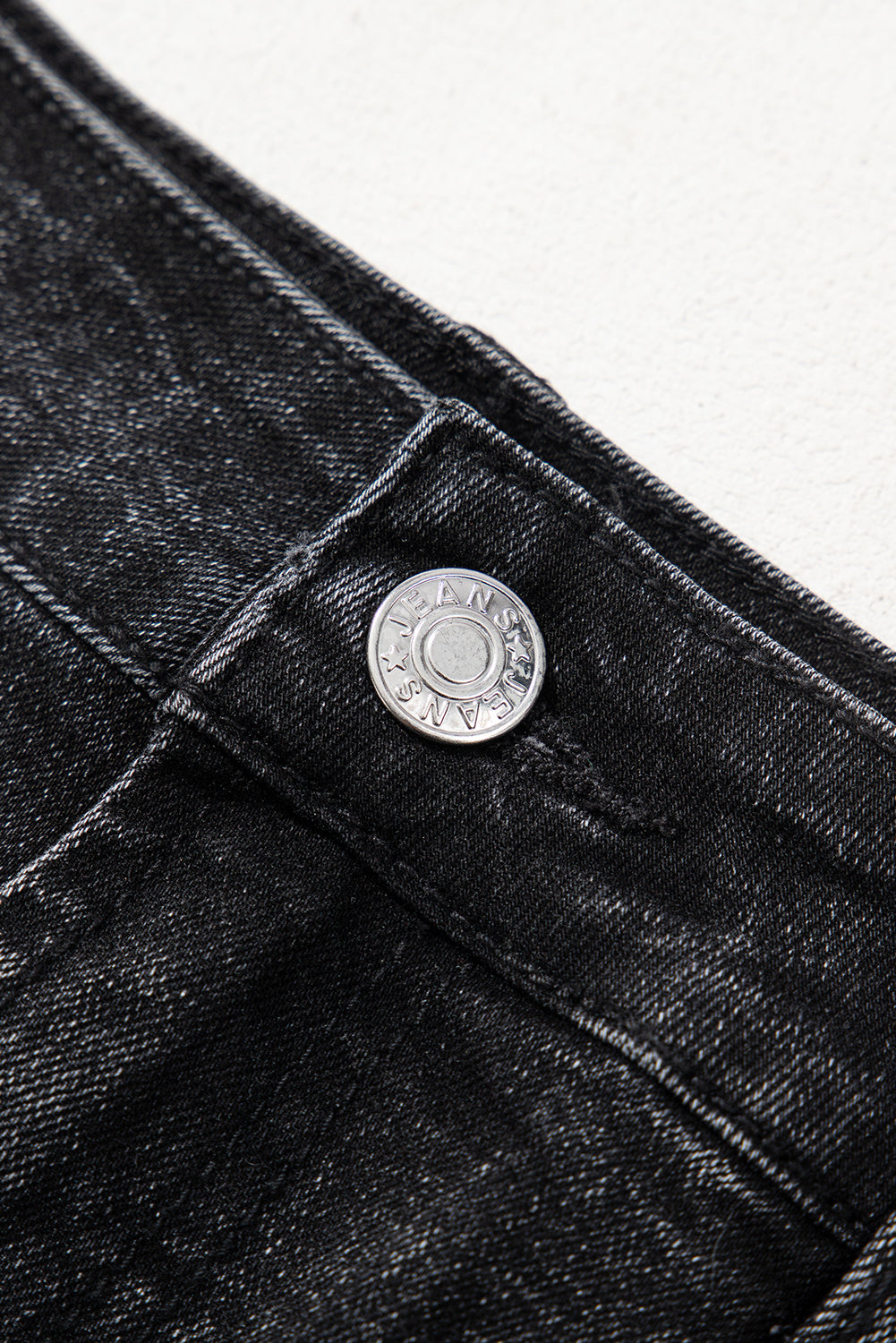 Carbon Grey Mineral Wash Ripped Raw Hem Denim Mini Skirt-Bottoms/Skirts & Petticoat-[Adult]-[Female]-2022 Online Blue Zone Planet