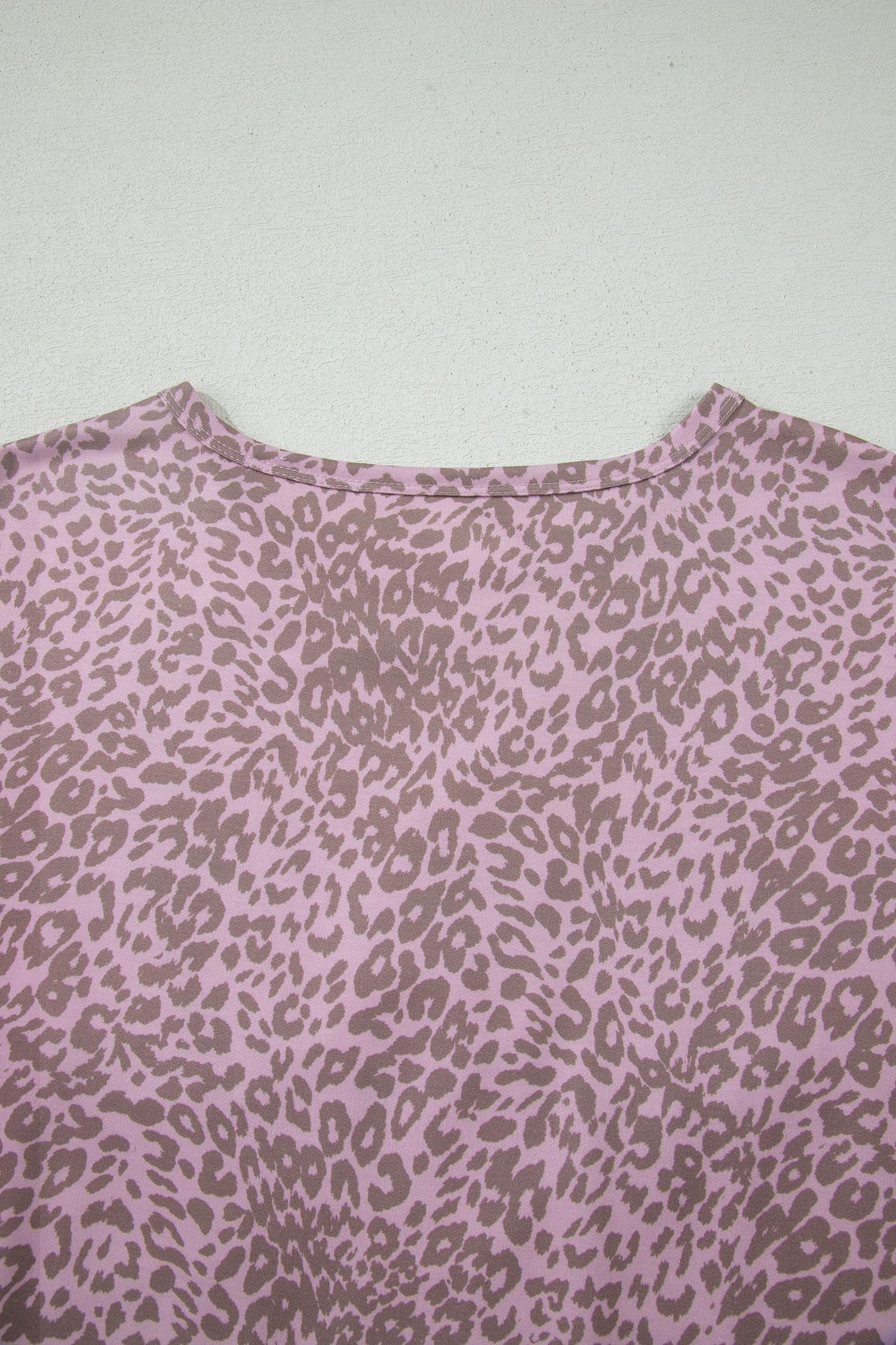 Khaki Leopard Retro Studded Star Patch Loose Tee-Tops/Tops & Tees-[Adult]-[Female]-2022 Online Blue Zone Planet
