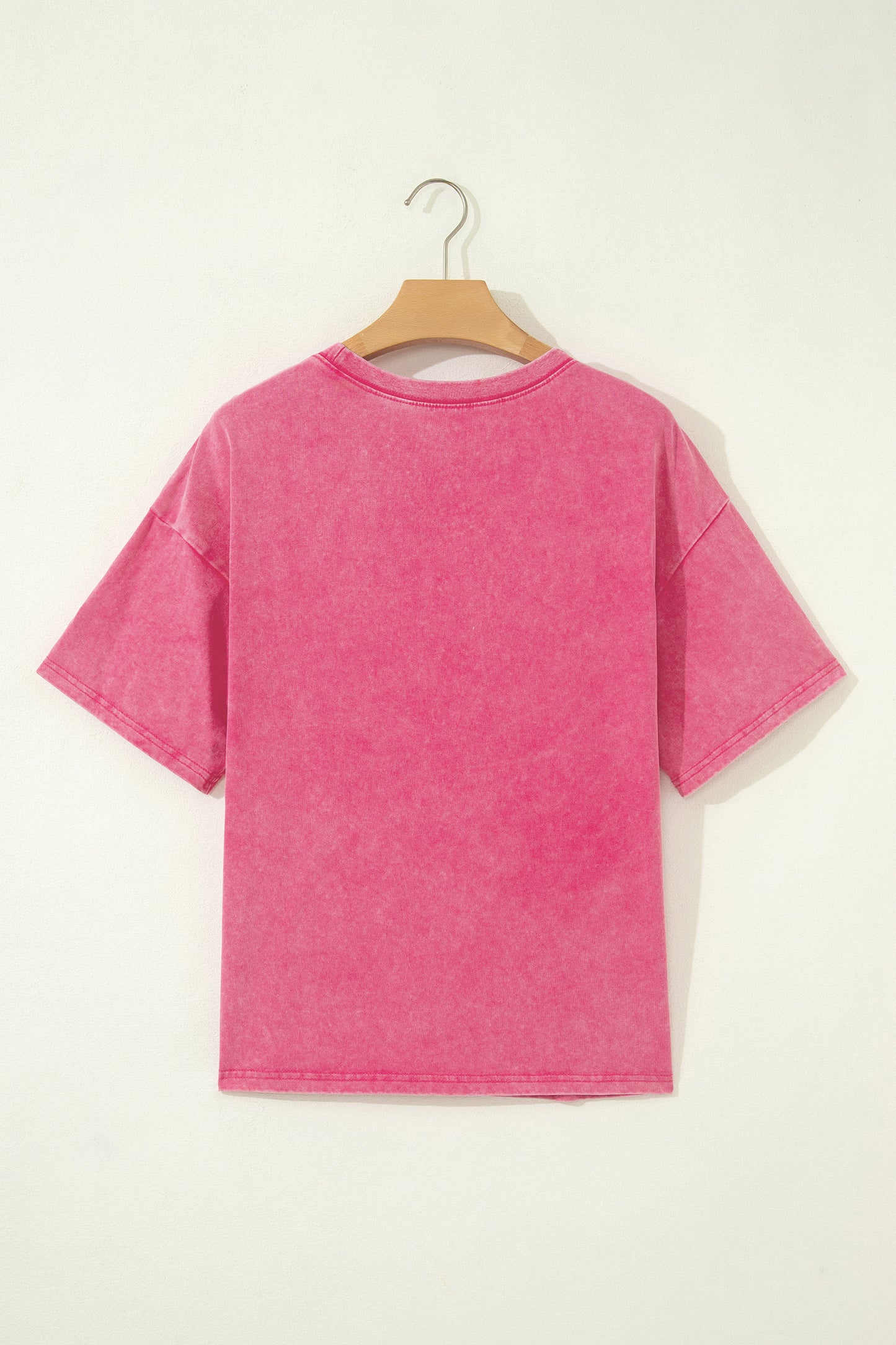 Rose Red Mineral Washed Oversized Tee-Tops/Tops & Tees-[Adult]-[Female]-2022 Online Blue Zone Planet