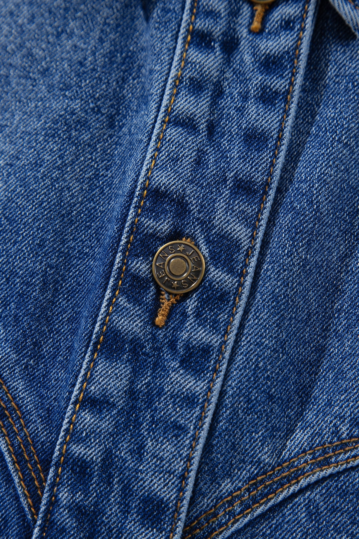 Sail Blue Vintage Wash Western Shift Denim Jacket-Outerwear/Denim jackets-[Adult]-[Female]-2022 Online Blue Zone Planet
