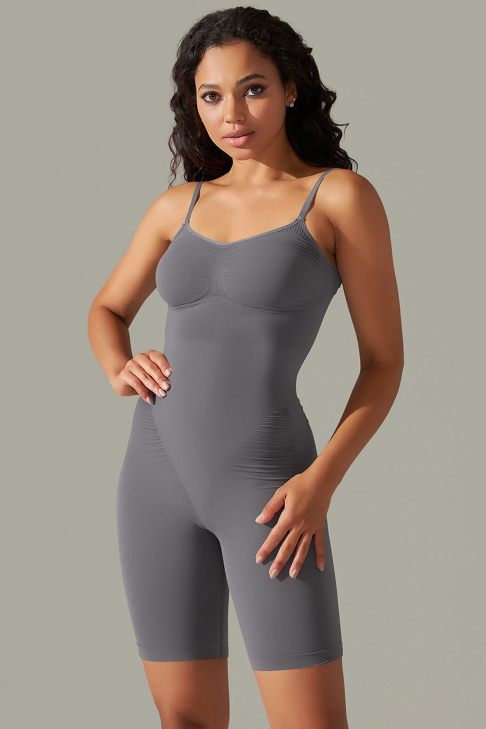 Blue Zone Planet | Spaghetti Strap Active Romper-TOPS / DRESSES-[Adult]-[Female]-2022 Online Blue Zone Planet