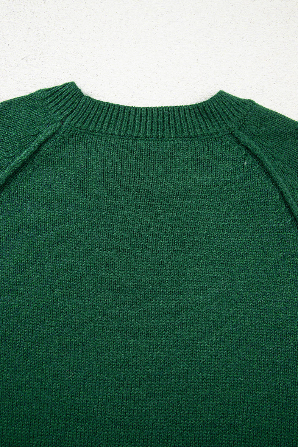 Evergreen Raglan Sleeve Crew Neck Sweater-TOPS / DRESSES-[Adult]-[Female]-2022 Online Blue Zone Planet