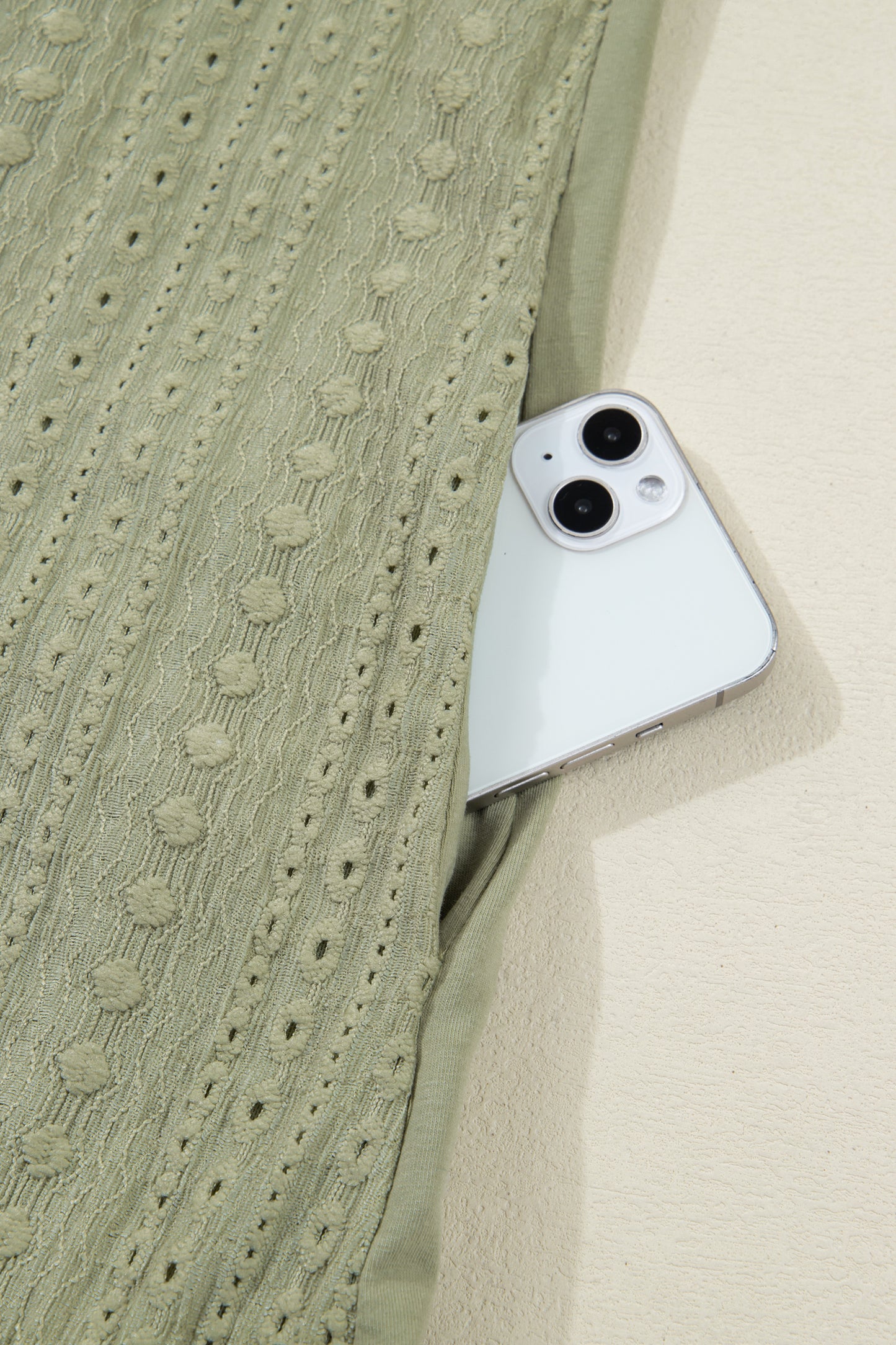 Laurel Green Jacquard Frilled Ruffled Long Sleeve Mini Dress-TOPS / DRESSES-[Adult]-[Female]-2022 Online Blue Zone Planet