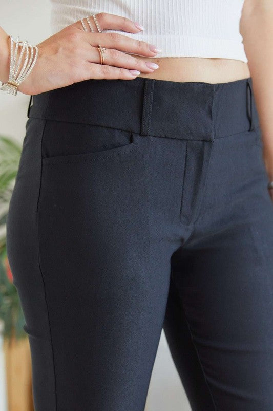 ADORA Mid Rise Skinny Pants-BOTTOM SIZES SMALL MEDIUM LARGE-[Adult]-[Female]-2022 Online Blue Zone Planet