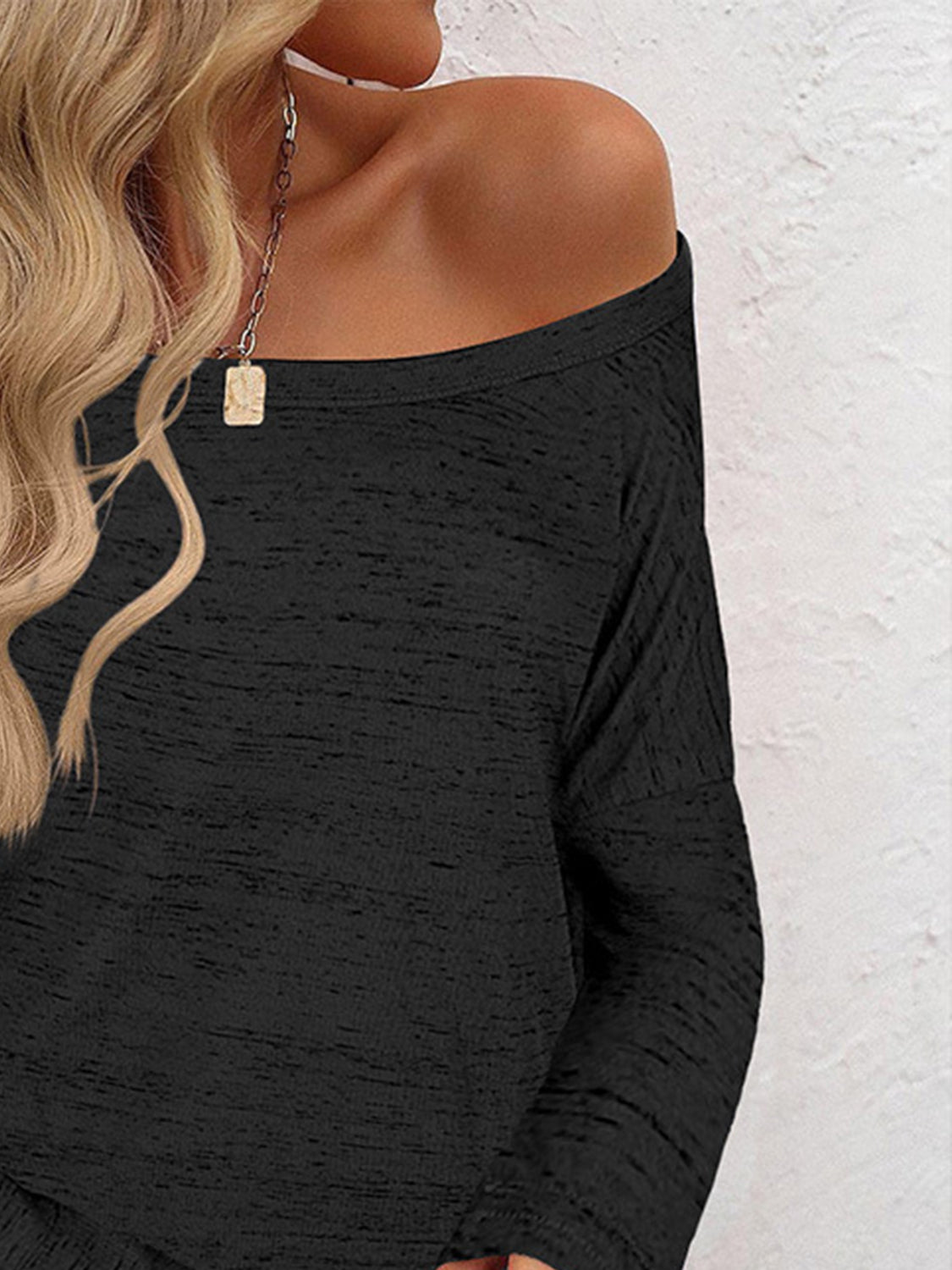 Full Size Heathered Long Sleeve Top-TOPS / DRESSES-[Adult]-[Female]-2022 Online Blue Zone Planet