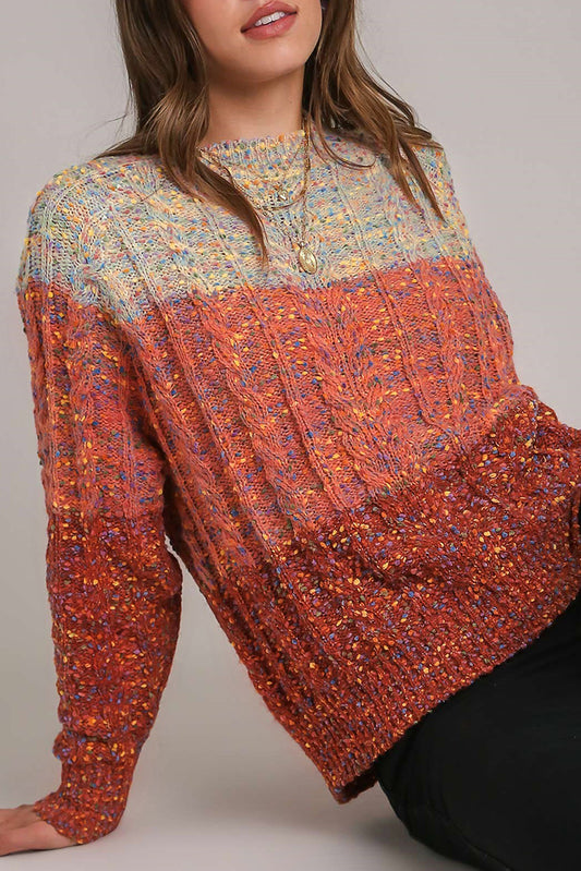 Multicolour Colorful Confetti Wool Ball Knitted Sweater-TOPS / DRESSES-[Adult]-[Female]-Multicolour-S-2022 Online Blue Zone Planet