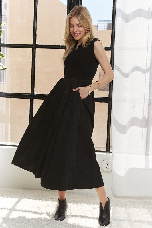 ADORA V-Neck Cap Sleeve Dress-TOPS / DRESSES-[Adult]-[Female]-2022 Online Blue Zone Planet