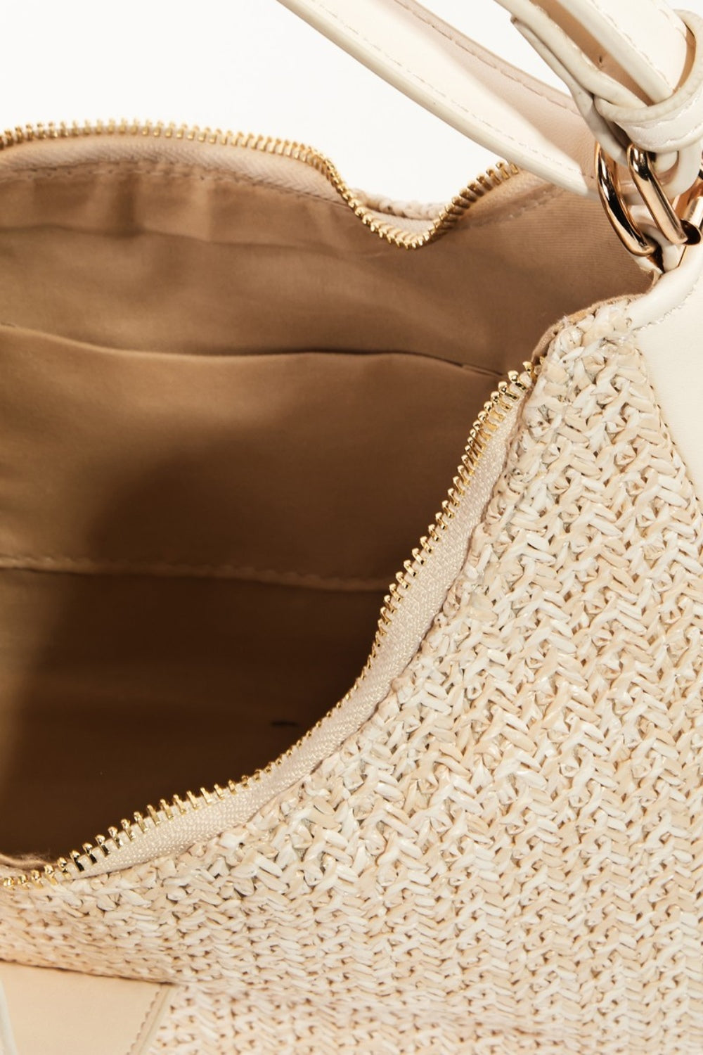 Fame Straw Braid Hobo Bag-HANDBAGS-[Adult]-[Female]-Ivory-One Size-2022 Online Blue Zone Planet