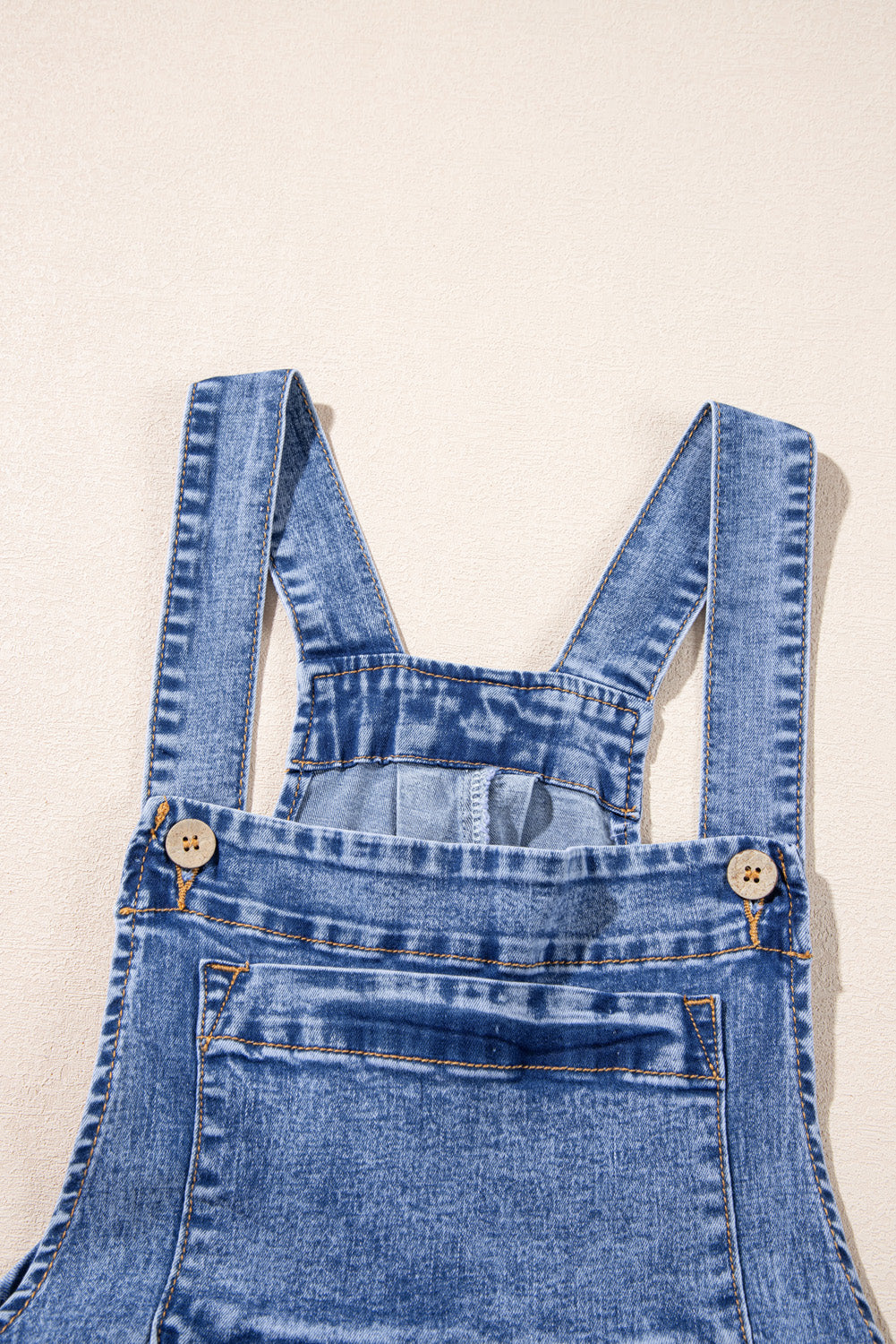 Blue Zone Planet | Light Blue Mineral Wash Buttoned Straps Wide Leg Denim Overalls-Bottoms/Jumpsuits & Rompers-[Adult]-[Female]-2022 Online Blue Zone Planet