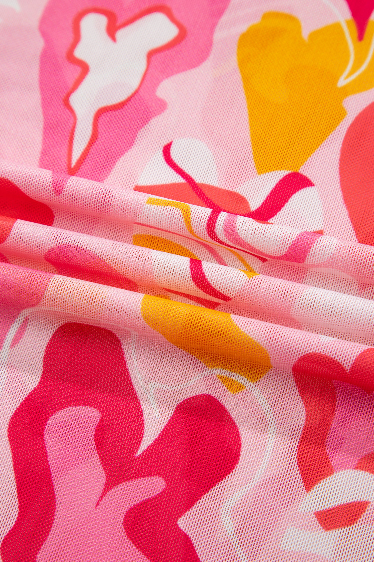 Rose Valentine Heart Mesh Long Sleeve Top-Tops/Long Sleeve Tops-[Adult]-[Female]-2022 Online Blue Zone Planet