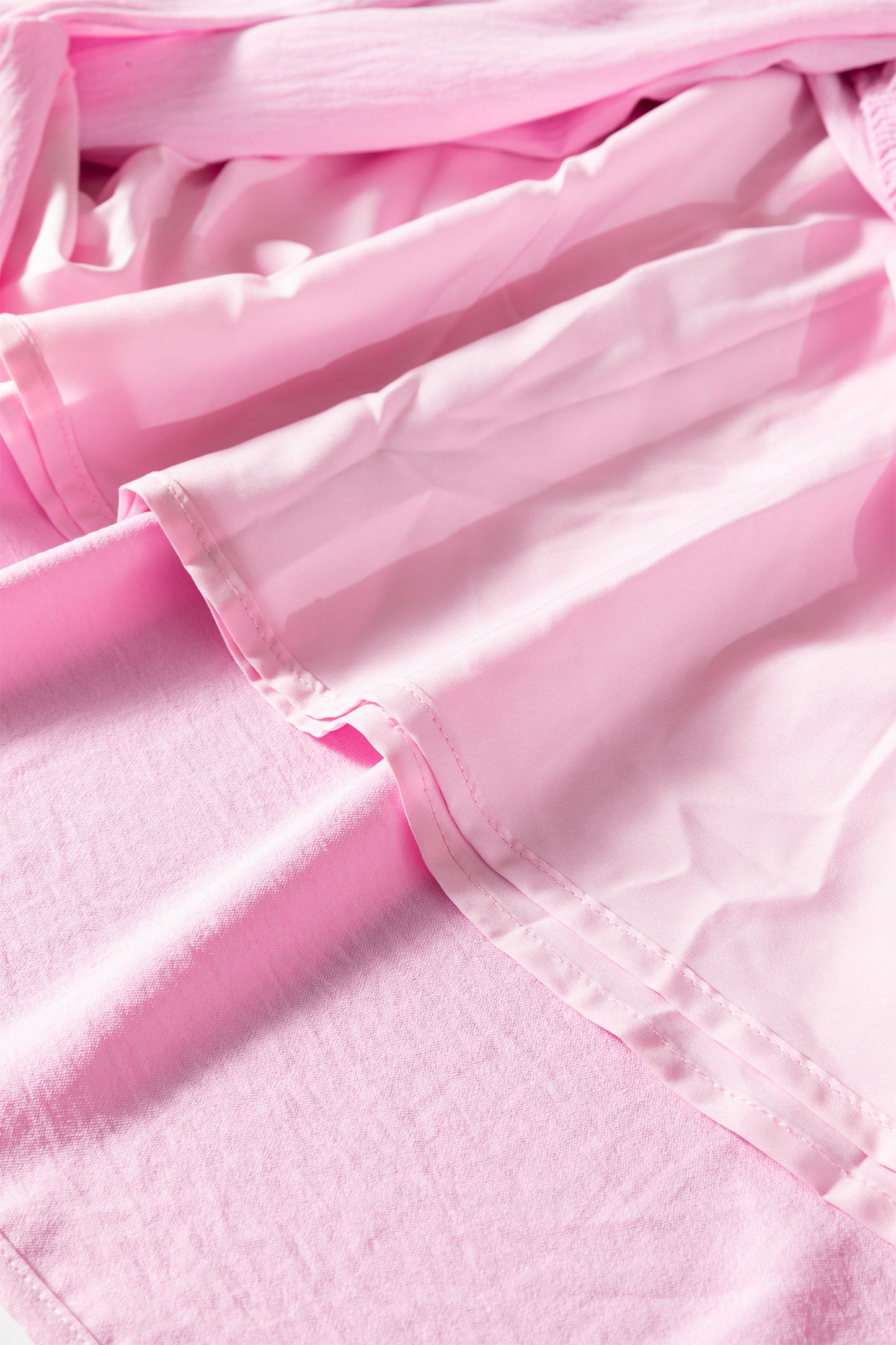 Pink Smocked Bodice Flutter Sleeve Fit Flare Tiered Midi Dress-TOPS / DRESSES-[Adult]-[Female]-2022 Online Blue Zone Planet