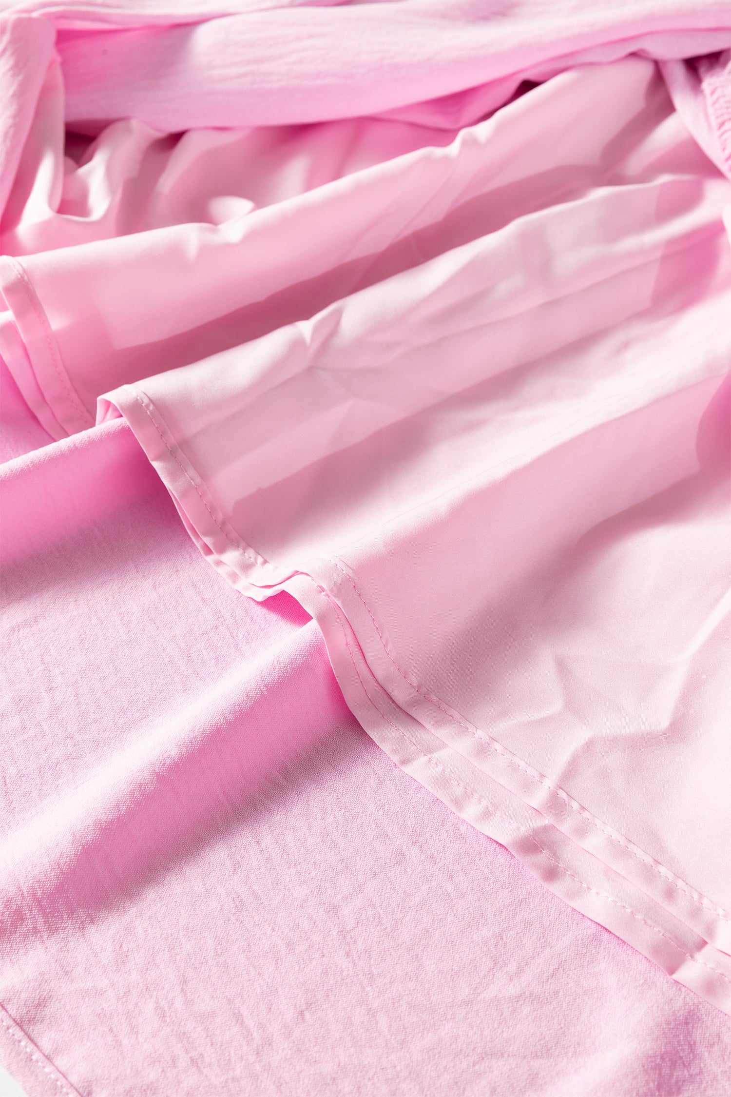 Pink Smocked Bodice Flutter Sleeve Fit Flare Tiered Midi Dress-TOPS / DRESSES-[Adult]-[Female]-2022 Online Blue Zone Planet