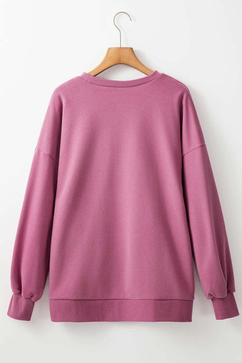 Round Neck Long Sleeve Sweatshirt-TOPS / DRESSES-[Adult]-[Female]-2022 Online Blue Zone Planet