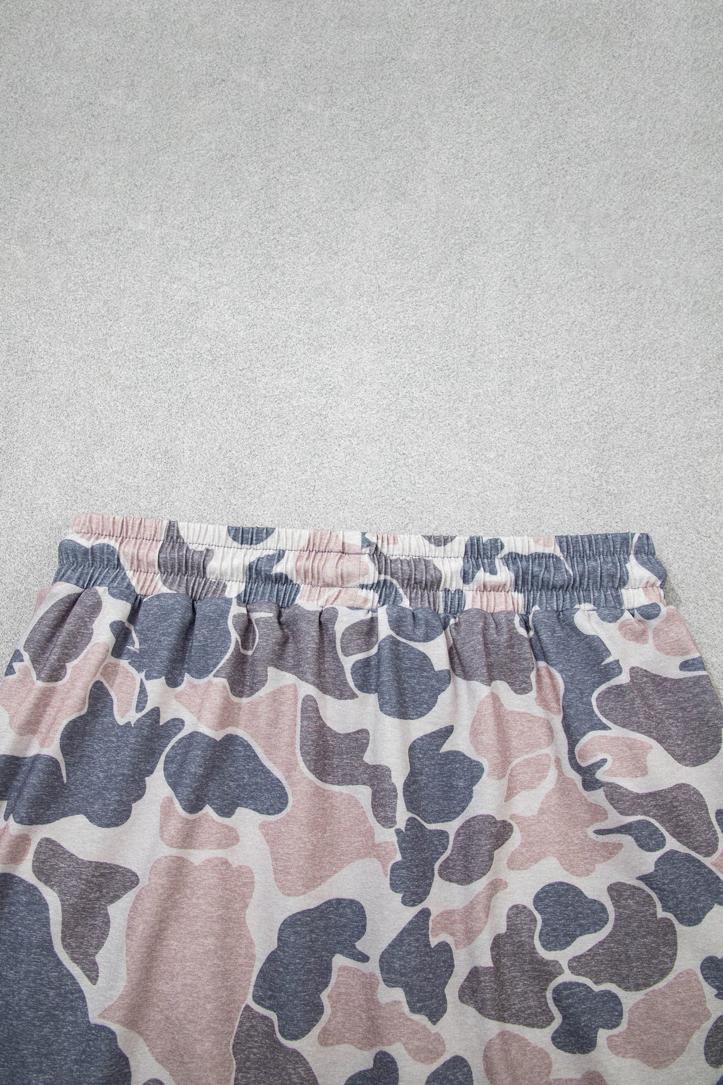 Multicolour Retro Camouflage Color Block Trim Skort 2pcs Outfit-Two Piece Sets/Two Piece Dresses-[Adult]-[Female]-2022 Online Blue Zone Planet