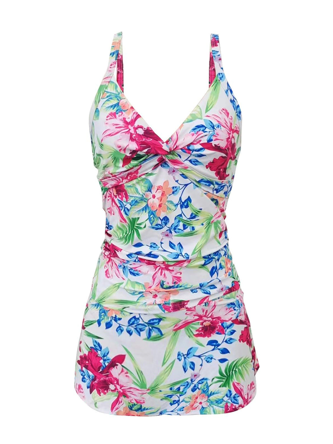 Printed Spaghetti Strap Top and Skirt Swim Set-TOPS / DRESSES-[Adult]-[Female]-2022 Online Blue Zone Planet