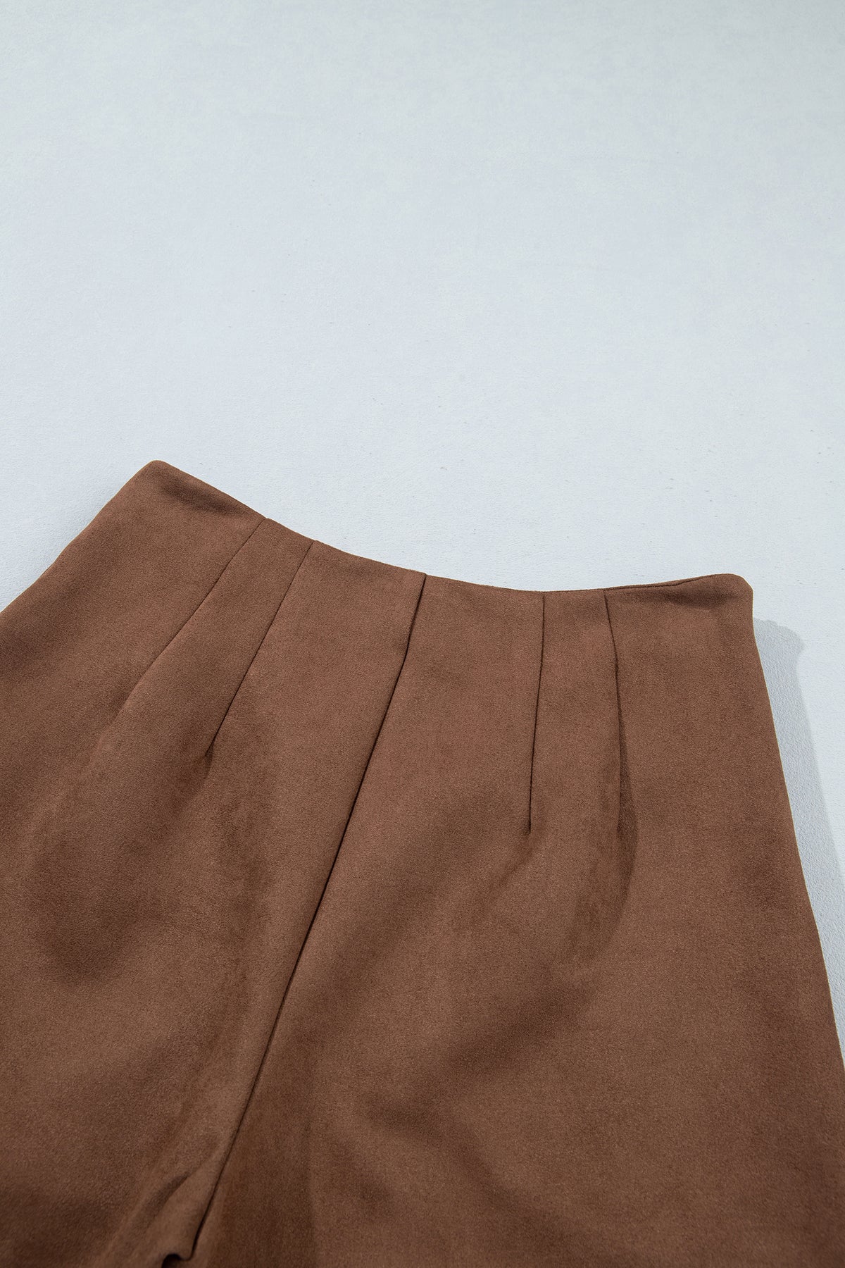 Dark Khaki Gold Button Asymmetric Wrapped Detail Mini Skirt-Bottoms/Skirts & Petticoat-[Adult]-[Female]-2022 Online Blue Zone Planet