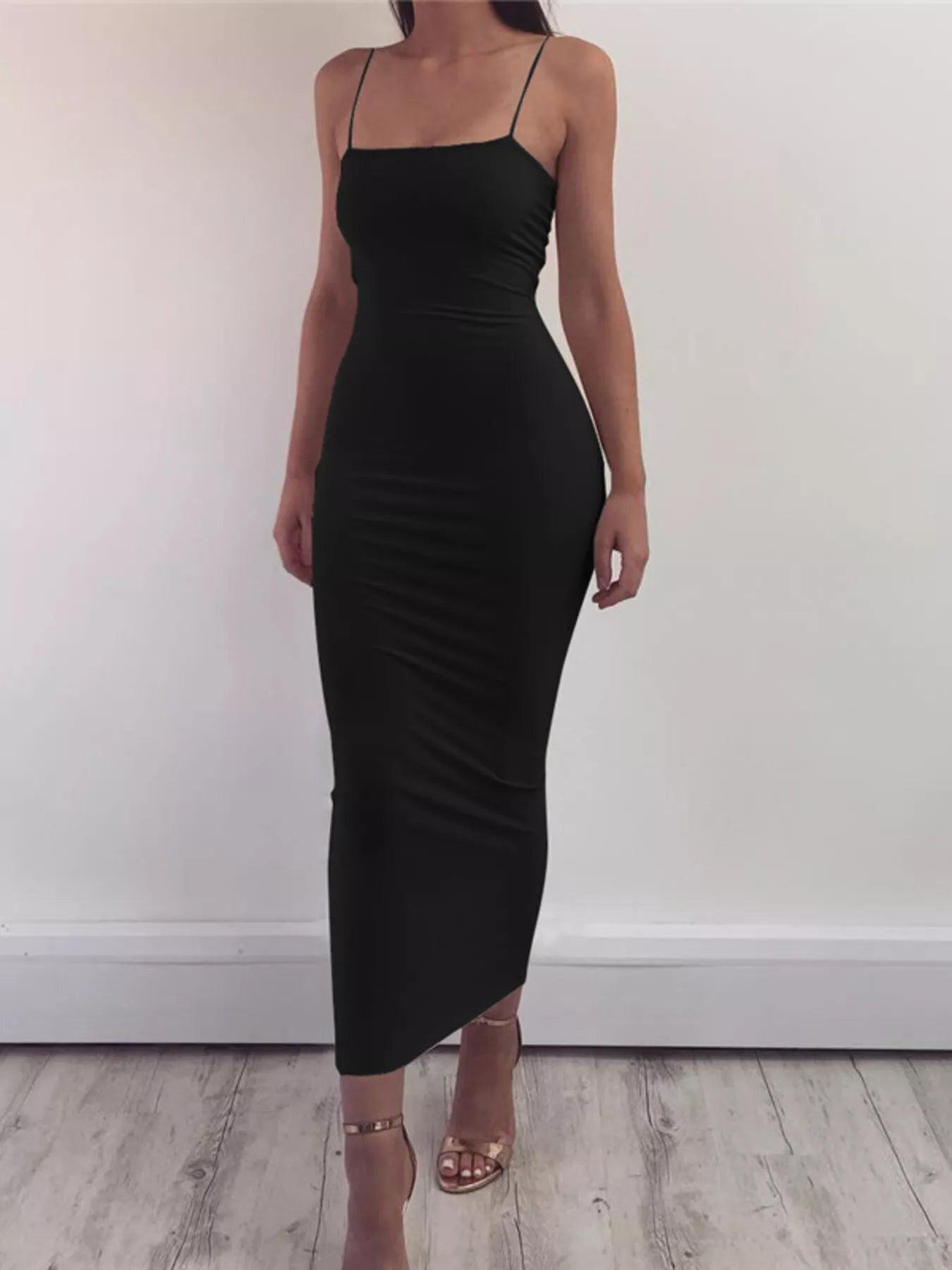 Tina's Sleeveless Bodycon Midi Dress – Blue Zone Planet
