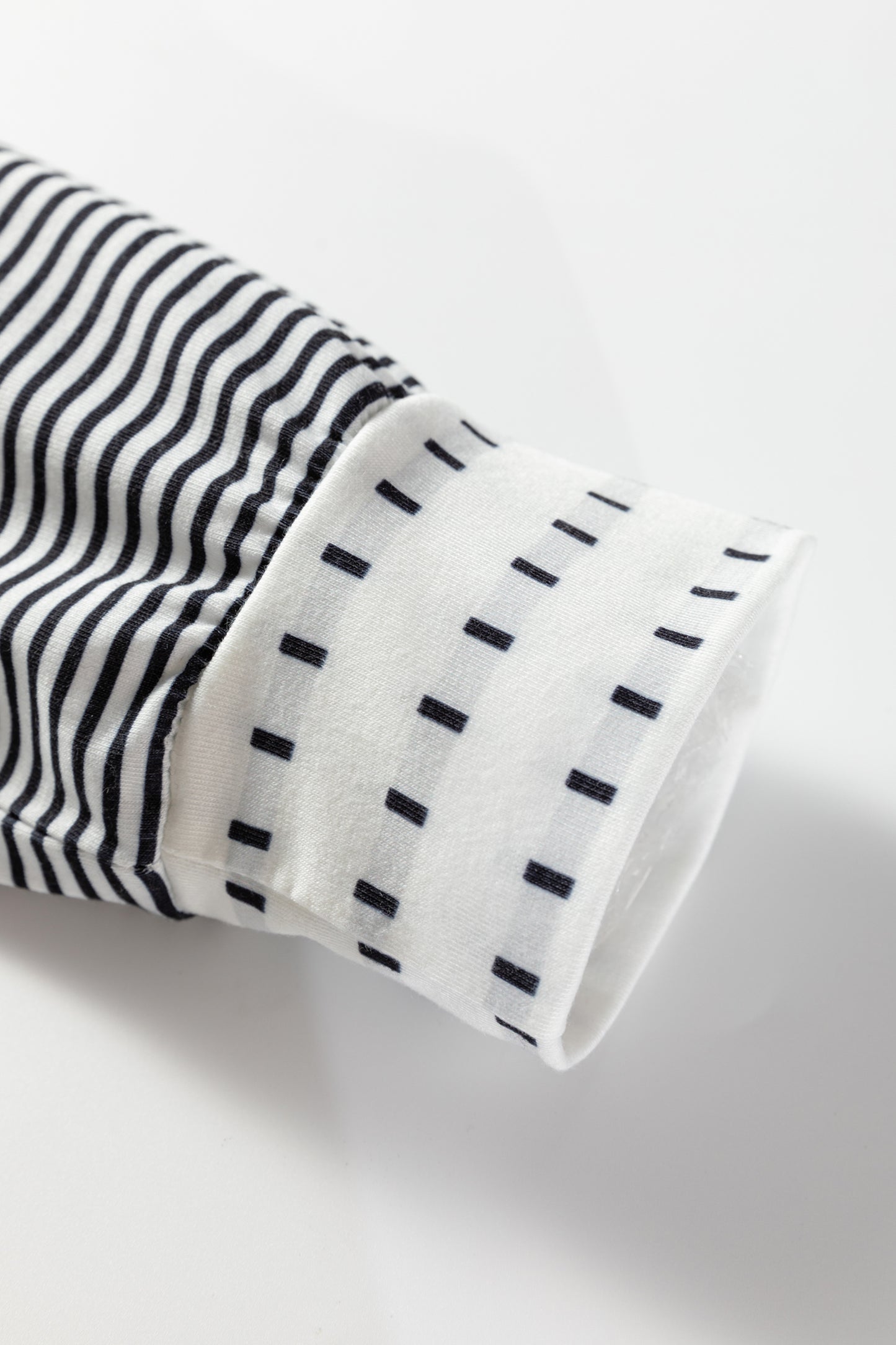 Black Stripe Raglan Patchwork Long Sleeve Tee-Tops/Long Sleeve Tops-[Adult]-[Female]-2022 Online Blue Zone Planet