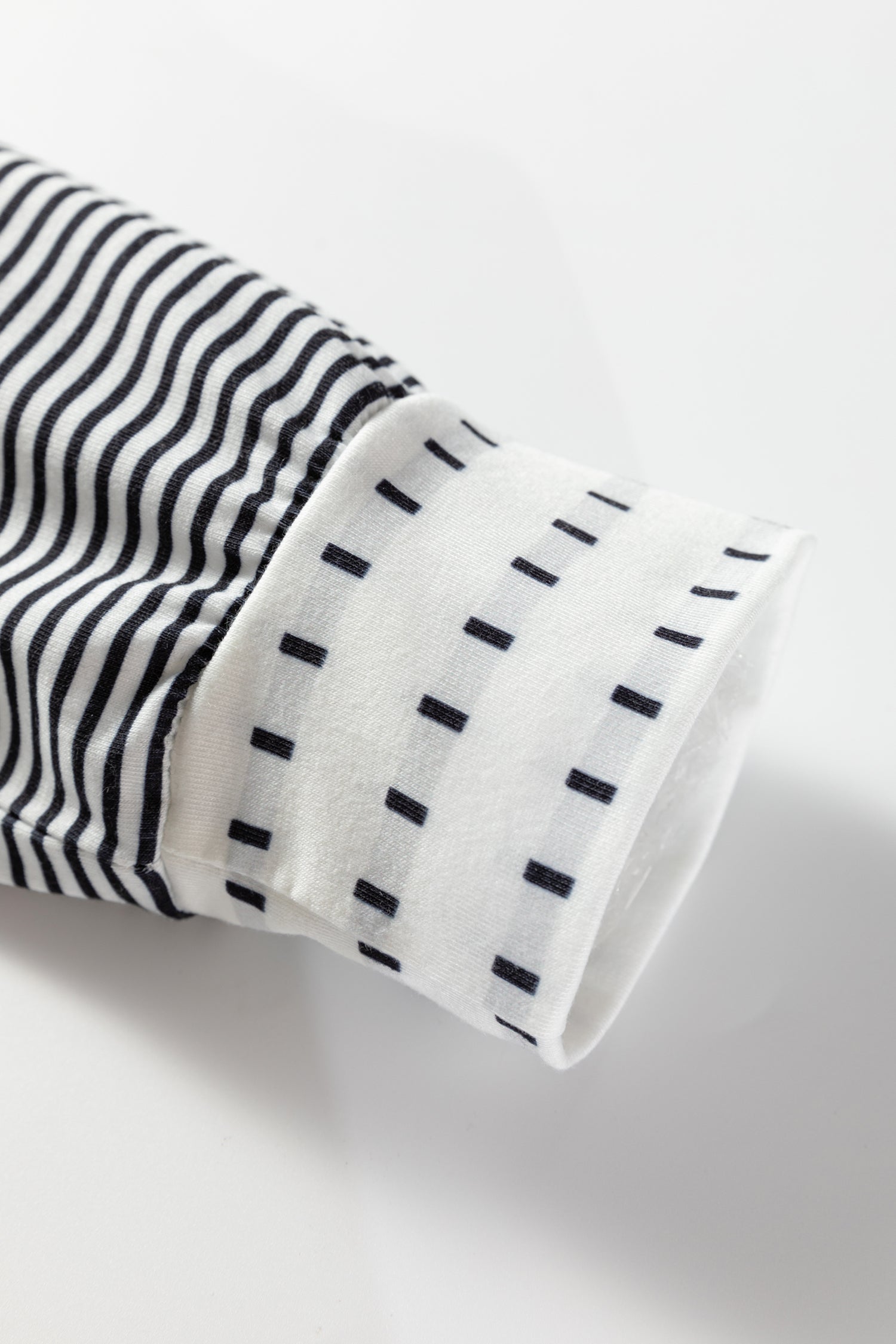 Black Stripe Raglan Patchwork Long Sleeve Tee-Tops/Long Sleeve Tops-[Adult]-[Female]-2022 Online Blue Zone Planet