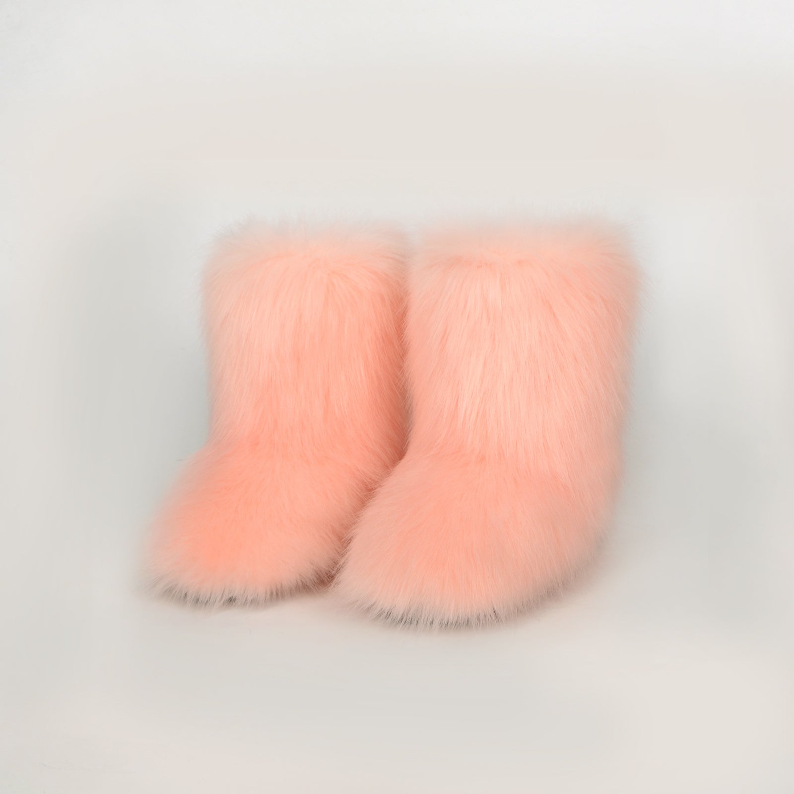 Blue Zone Planet | Thermal Fuzzy Platform Boots-TOPS / DRESSES-[Adult]-[Female]-Watermelon pink-36(US5)-2022 Online Blue Zone Planet