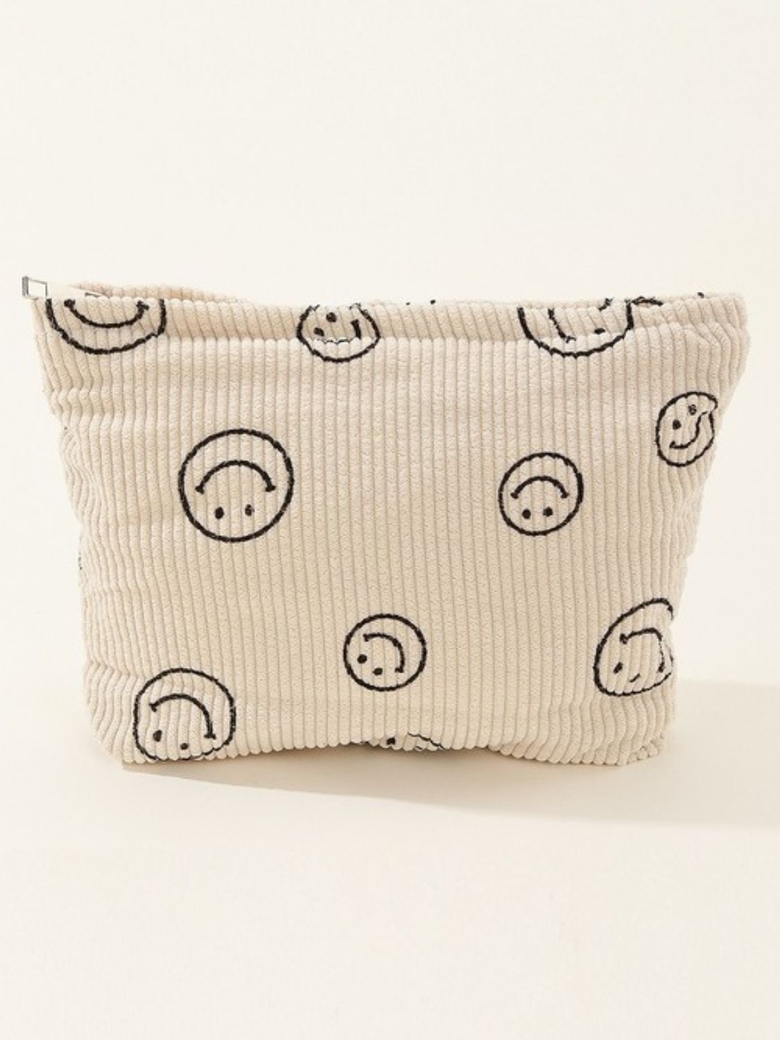 Blue Zone Planet | Zenana Corduroy Smile Clutch Bag-TOPS / DRESSES-[Adult]-[Female]-Ivory-One Size-2022 Online Blue Zone Planet