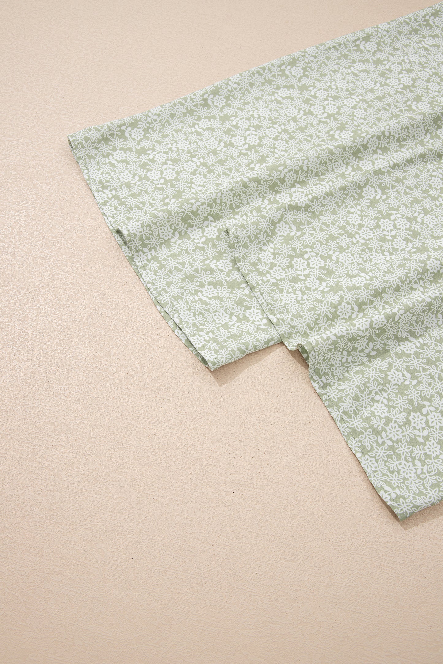 Green Smocked Bodice Square Neck Sleeveless Floral Jumpsuit-Bottoms/Jumpsuits & Rompers-[Adult]-[Female]-2022 Online Blue Zone Planet