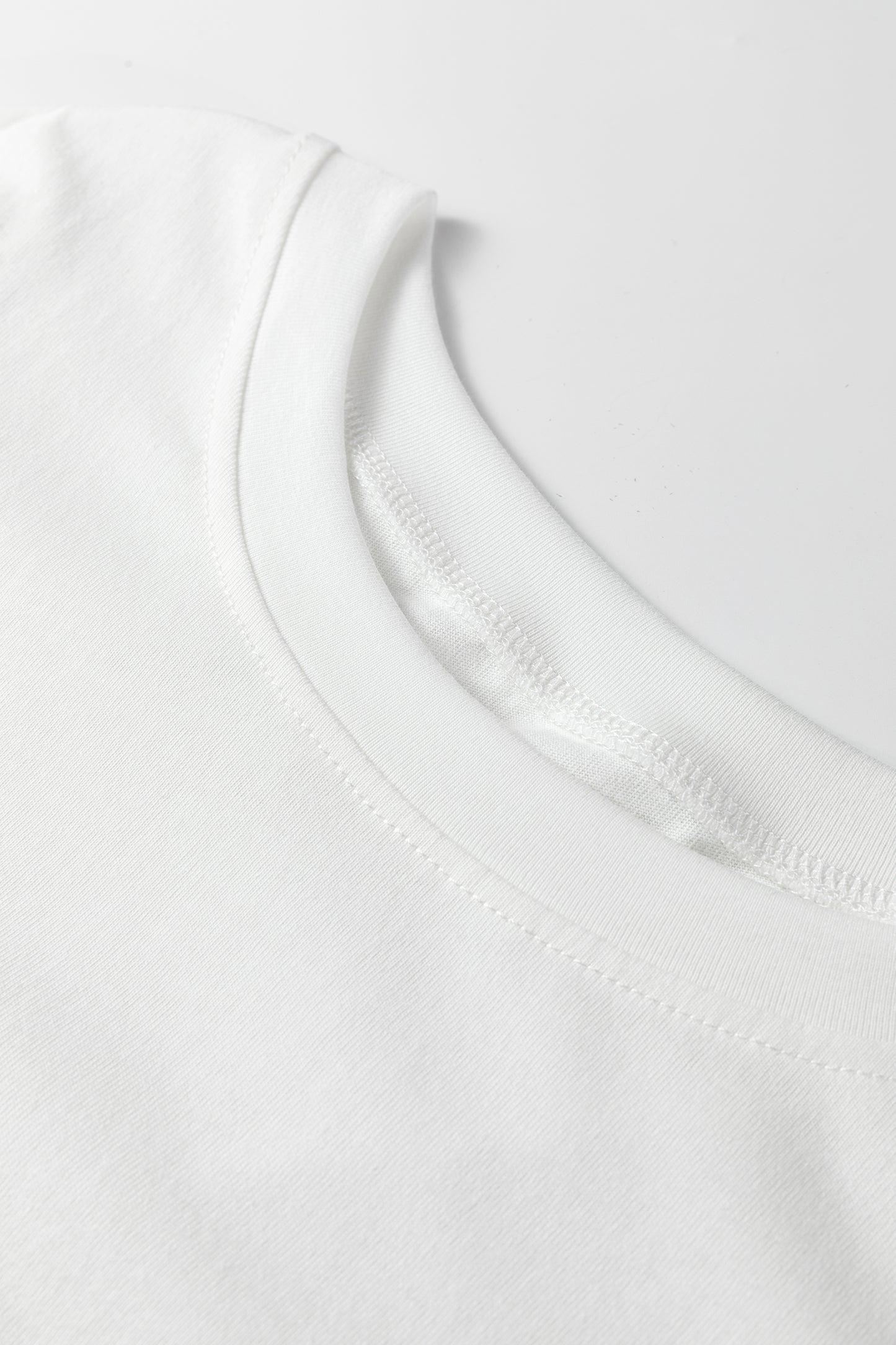 White Leopard Bow Embroidered Cotton Round Neck T Shirt-Tops/Tops & Tees-[Adult]-[Female]-2022 Online Blue Zone Planet