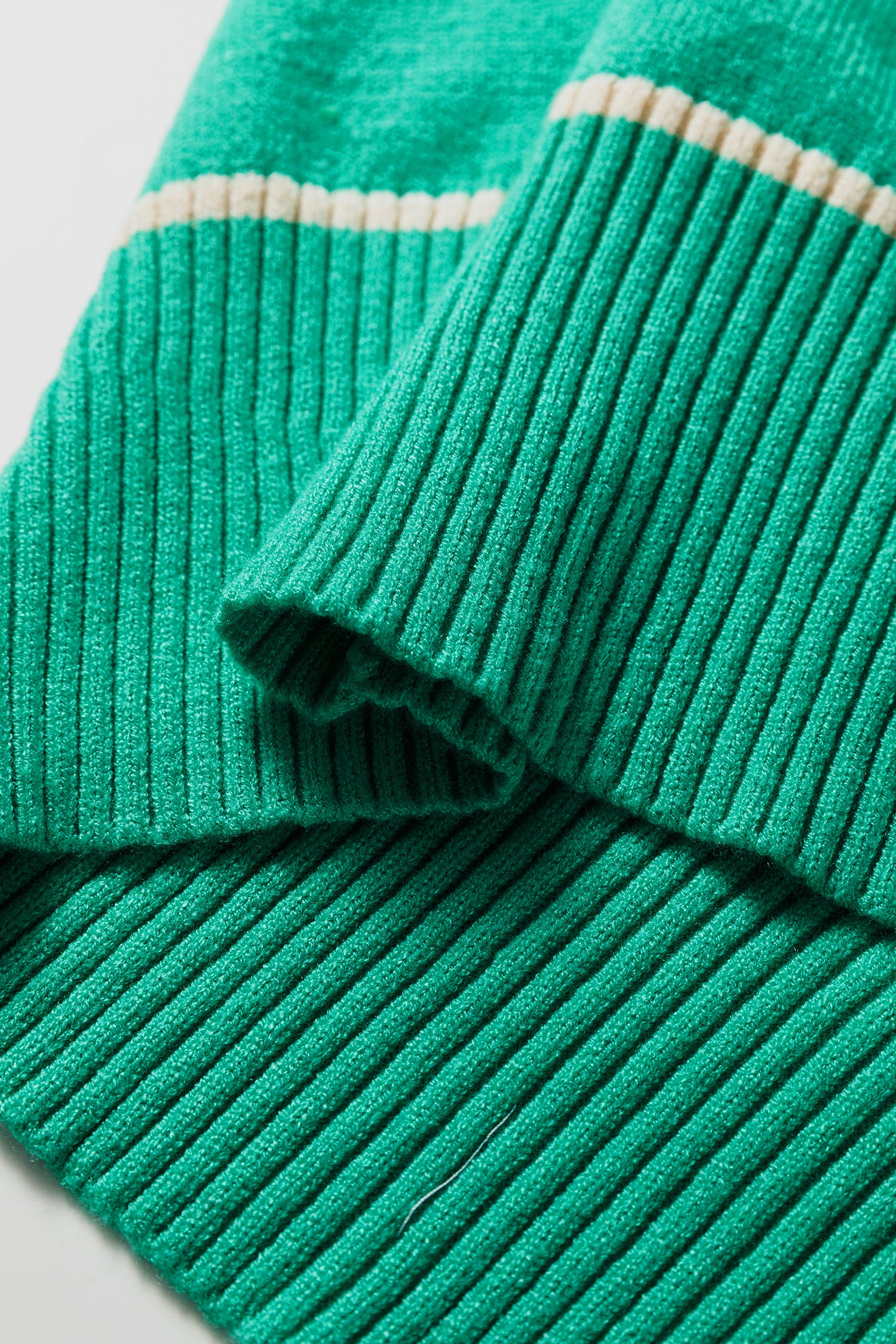 Sea Green Contrast Detail Drop Shoulder Baggy Sweater-TOPS / DRESSES-[Adult]-[Female]-2022 Online Blue Zone Planet