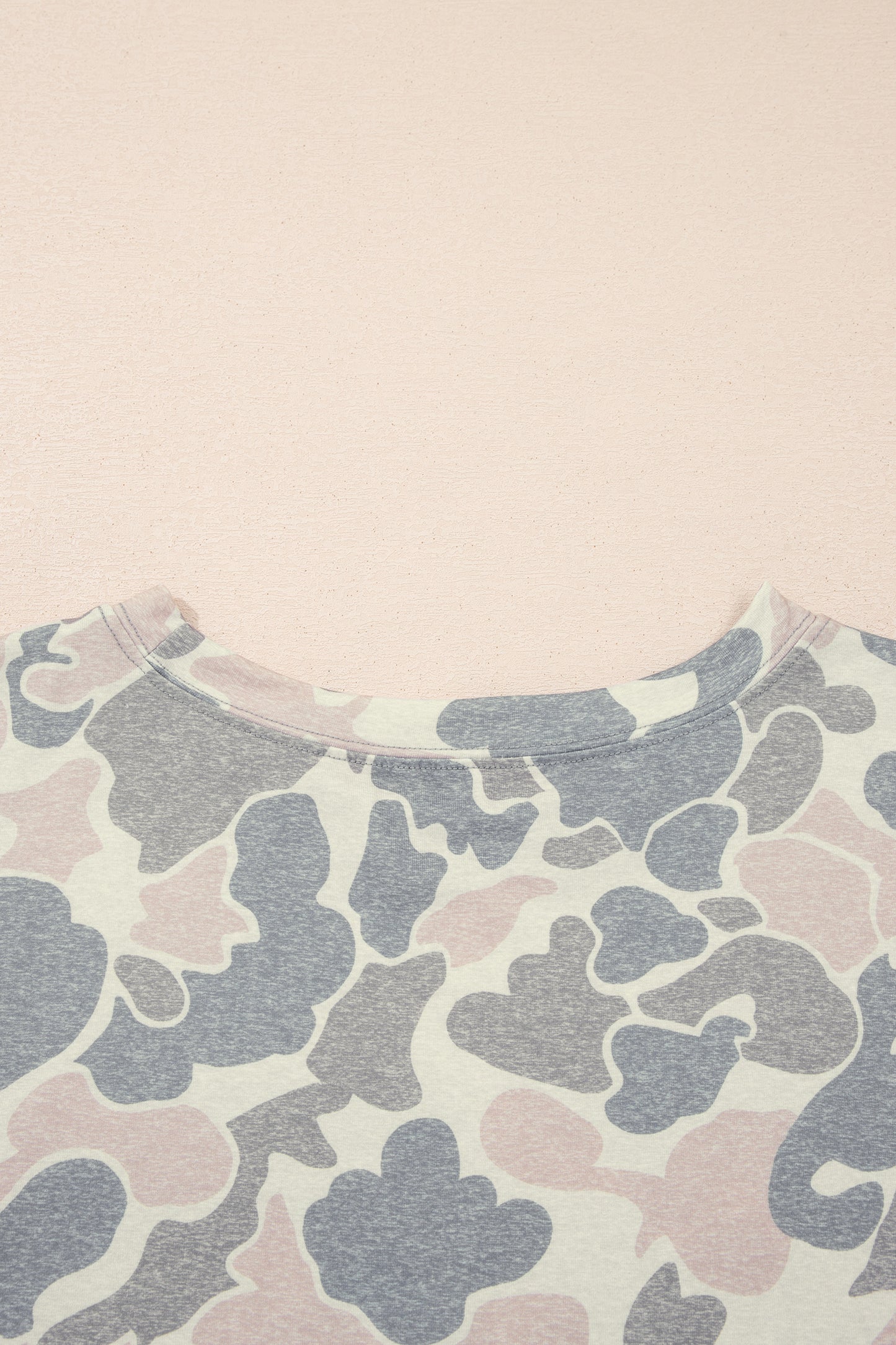 Multicolour Retro Camouflage Print Plus Size 2pcs Outfit-Plus Size/Plus Size Loungewear-[Adult]-[Female]-2022 Online Blue Zone Planet