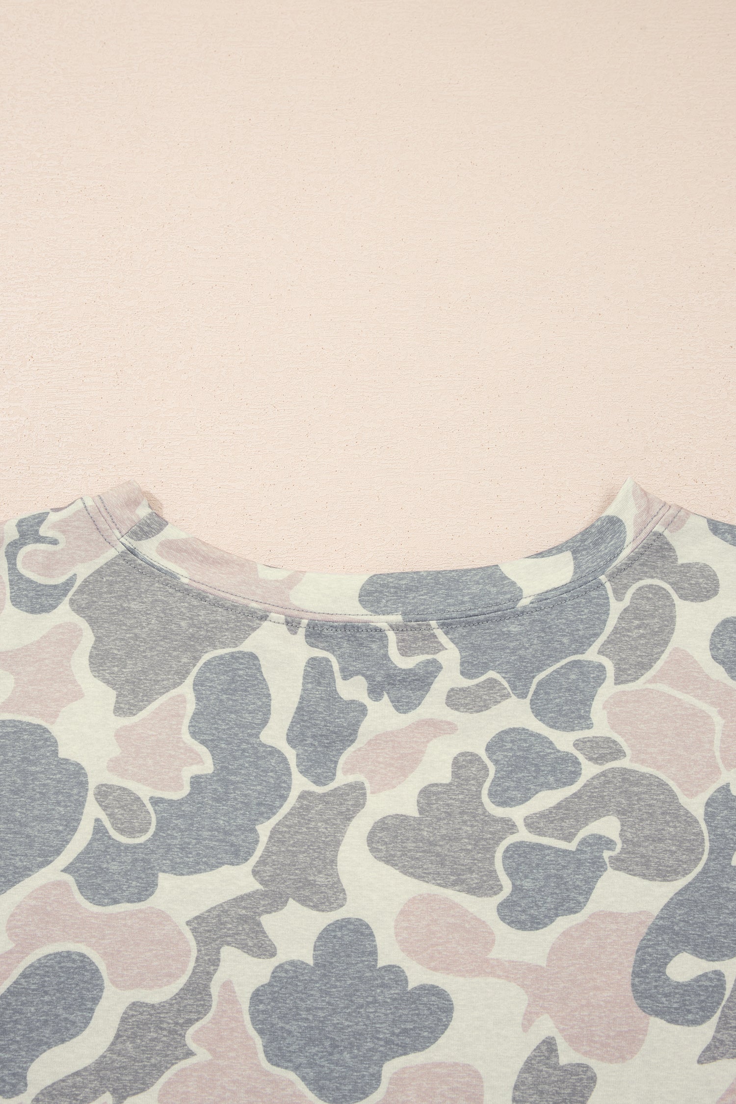 Multicolour Retro Camouflage Print Plus Size 2pcs Outfit-Plus Size/Plus Size Loungewear-[Adult]-[Female]-2022 Online Blue Zone Planet
