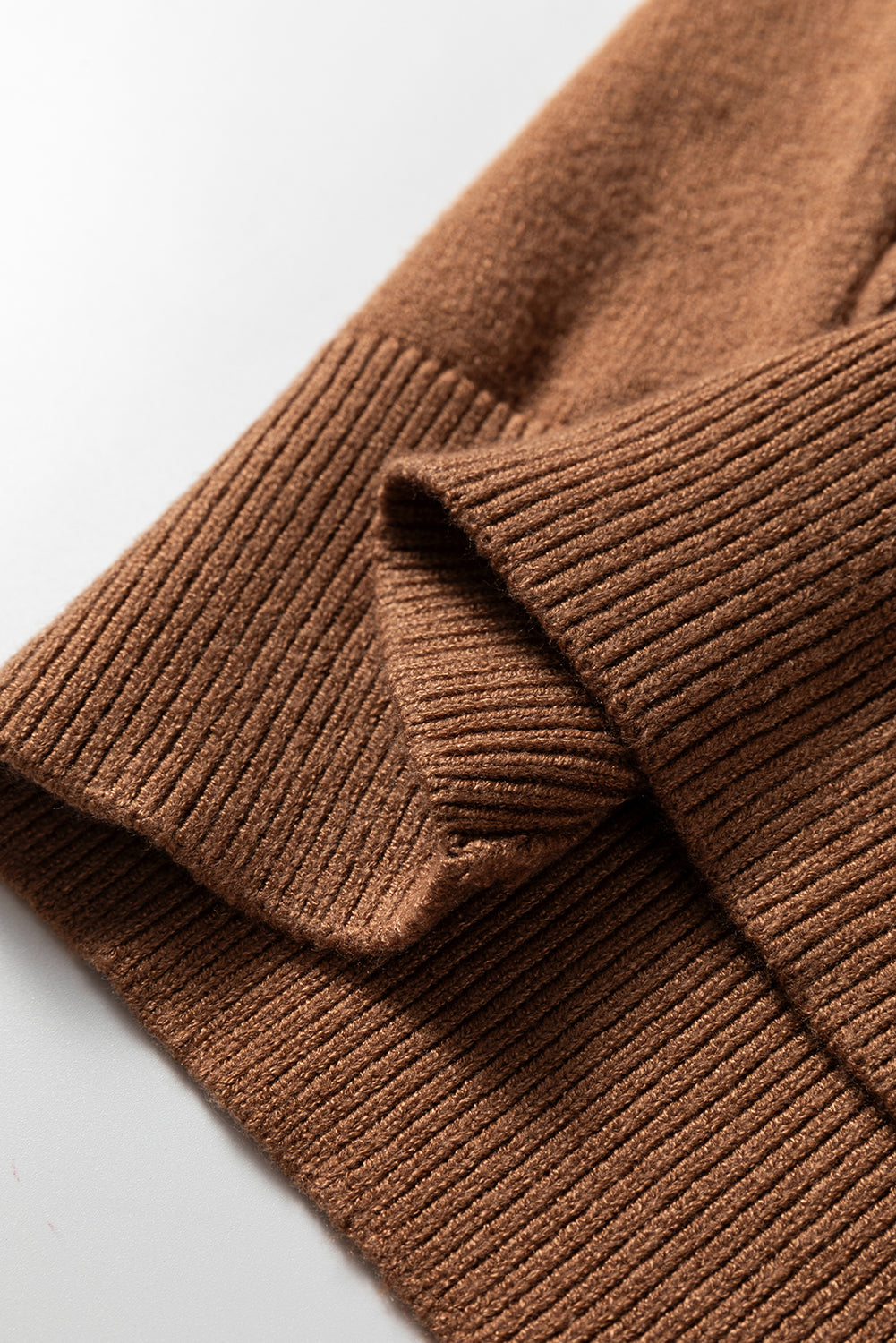 Straw Yellow Fish Scale Textured Knit Ribbed High Neck Short Sleeve Sweater-Sweaters & Cardigans/Short Sleeve Sweaters-[Adult]-[Female]-2022 Online Blue Zone Planet