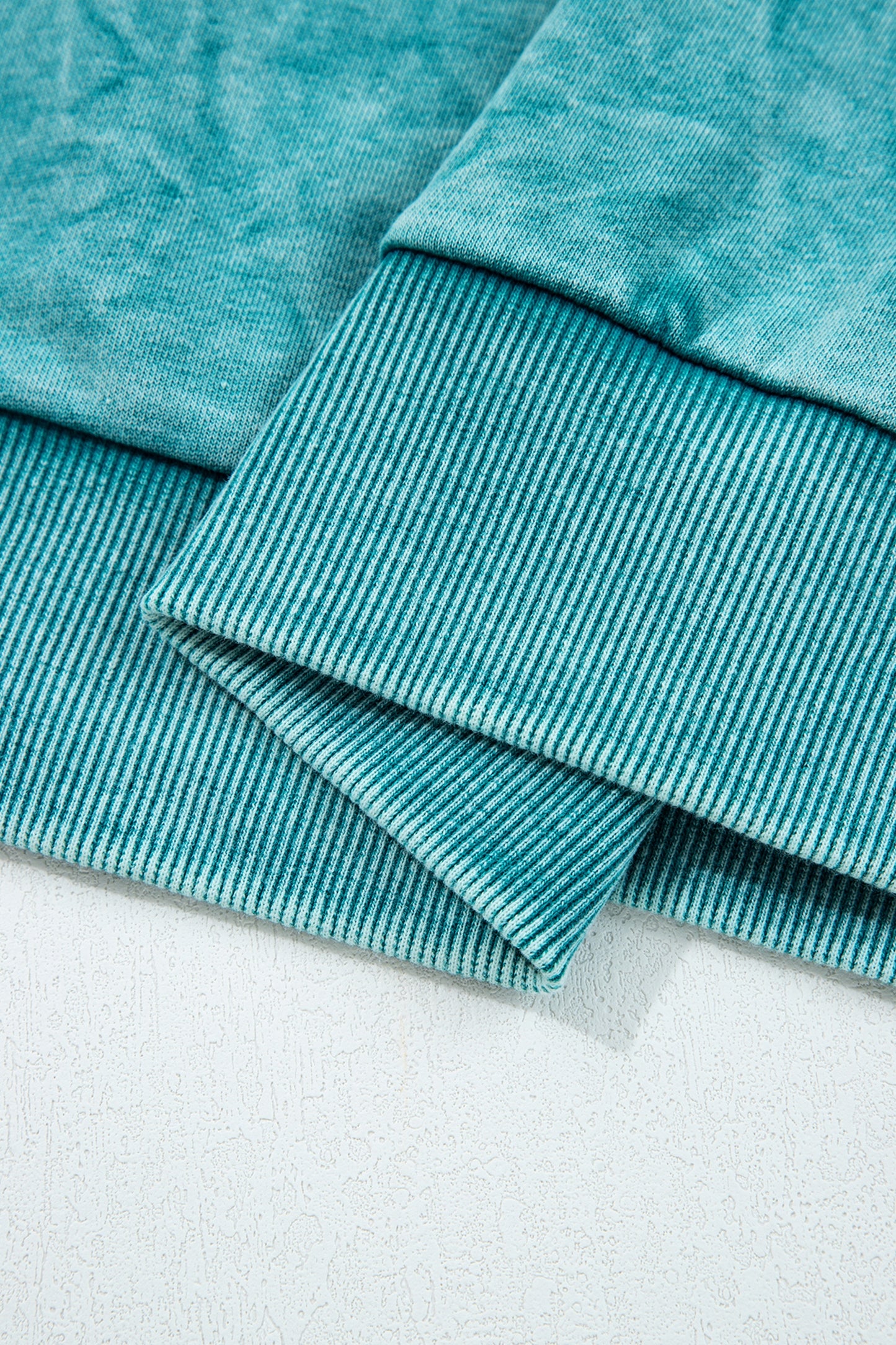 High-Rise Saved By Grace Letter Embroidery Mineral Wash Loose Sweatshirt-Tops/Sweatshirts & Hoodies-[Adult]-[Female]-2022 Online Blue Zone Planet