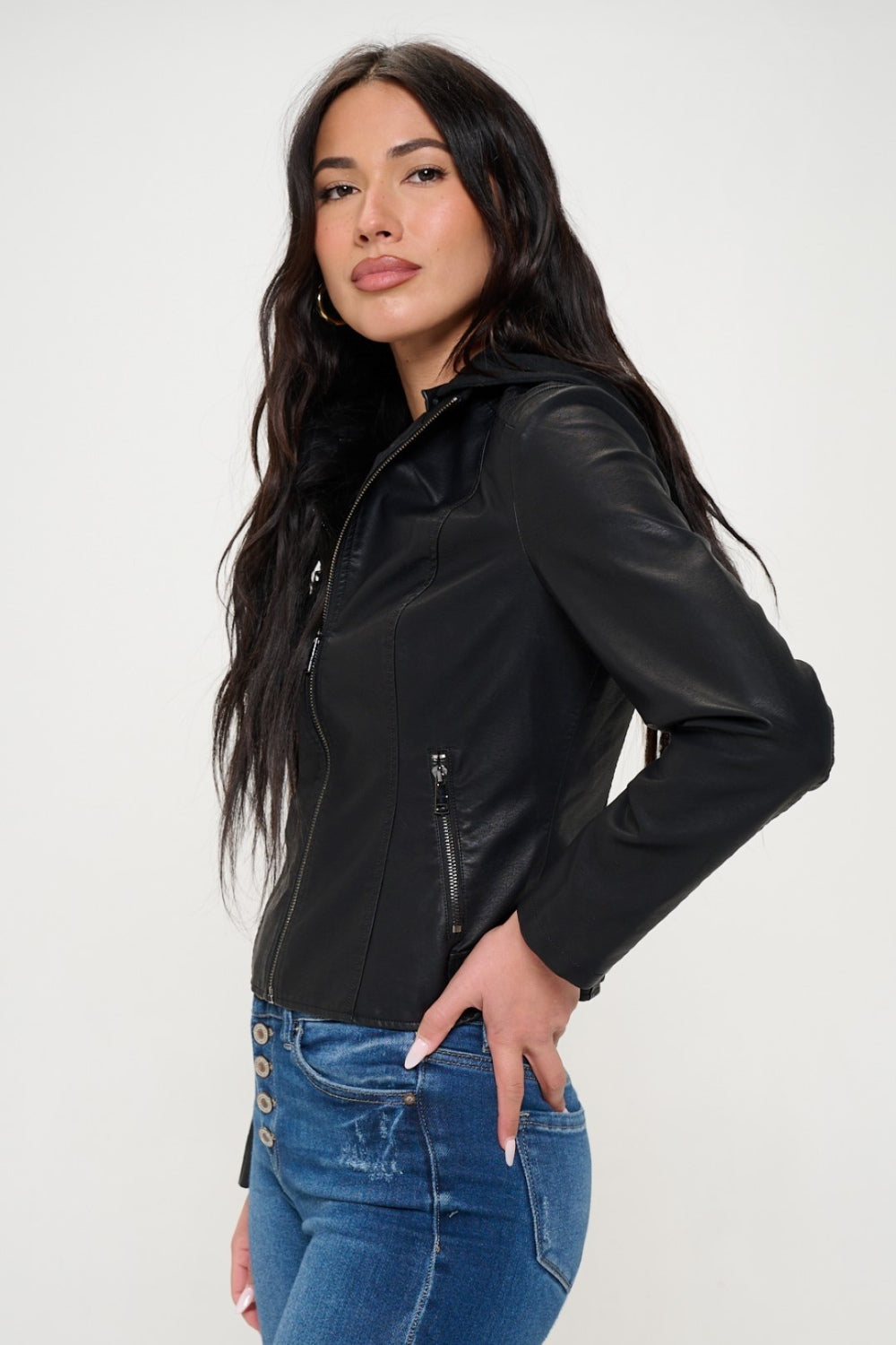 Coalition LA Zip Up Hooded Jacket-TOPS / DRESSES-[Adult]-[Female]-2022 Online Blue Zone Planet