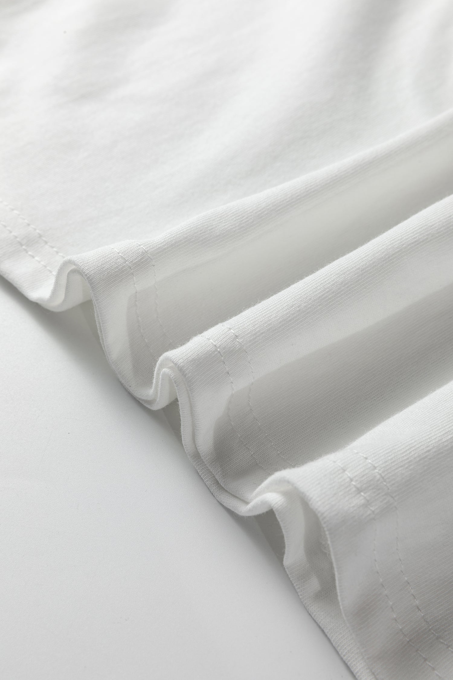 White Leopard Bow Embroidered Cotton Round Neck T Shirt-Tops/Tops & Tees-[Adult]-[Female]-2022 Online Blue Zone Planet