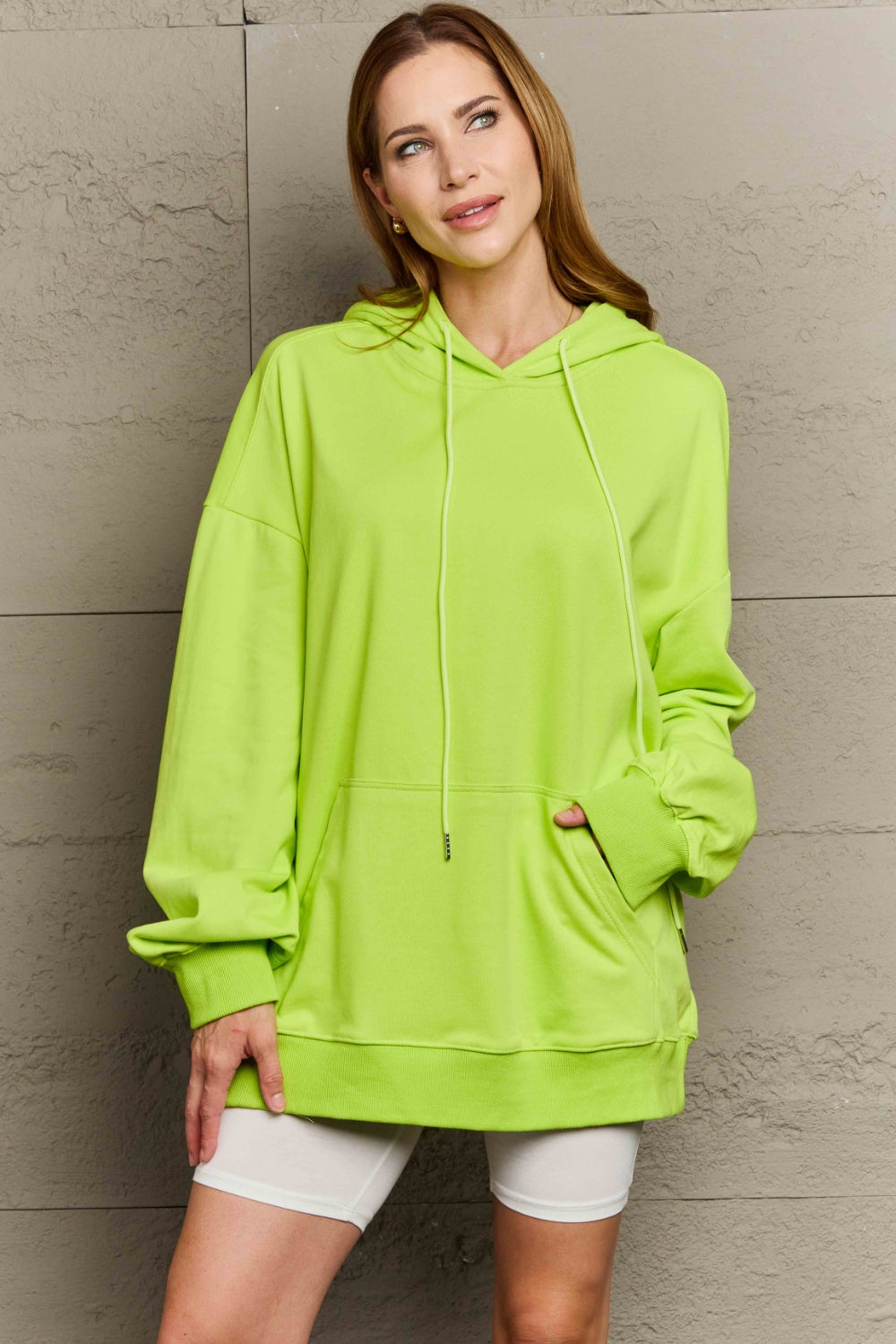 Full Size Drawstring Long Sleeve Hoodie-TOPS / DRESSES-[Adult]-[Female]-2022 Online Blue Zone Planet