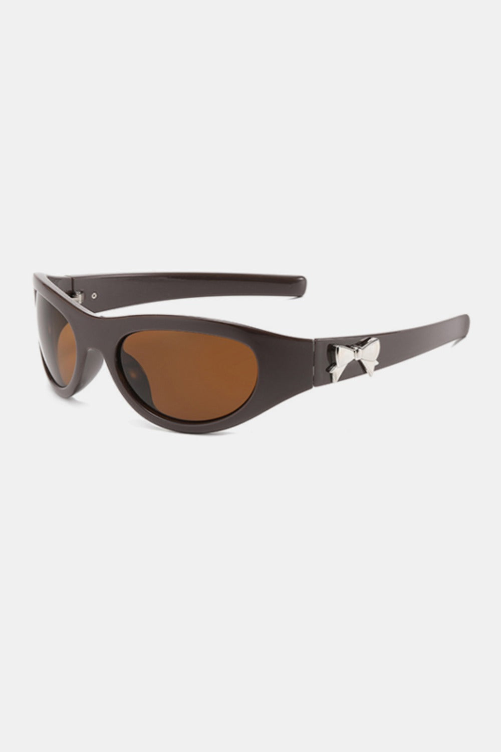 Polycarbonate Frame Cat-Eye Sunglasses-TOPS / DRESSES-[Adult]-[Female]-Coffee Brown-One Size-2022 Online Blue Zone Planet