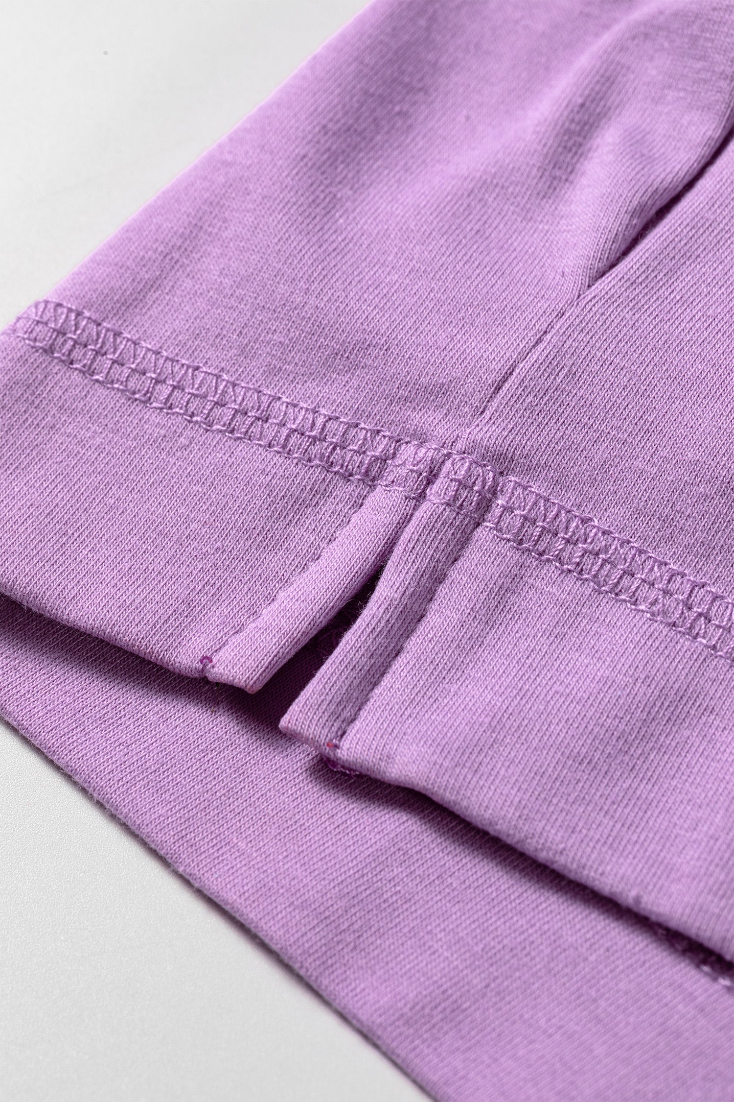 Strawberry Pink Raw Edge Patch Pocket Oversized Top and Shorts Set-Two Piece Sets/Short Sets-[Adult]-[Female]-2022 Online Blue Zone Planet