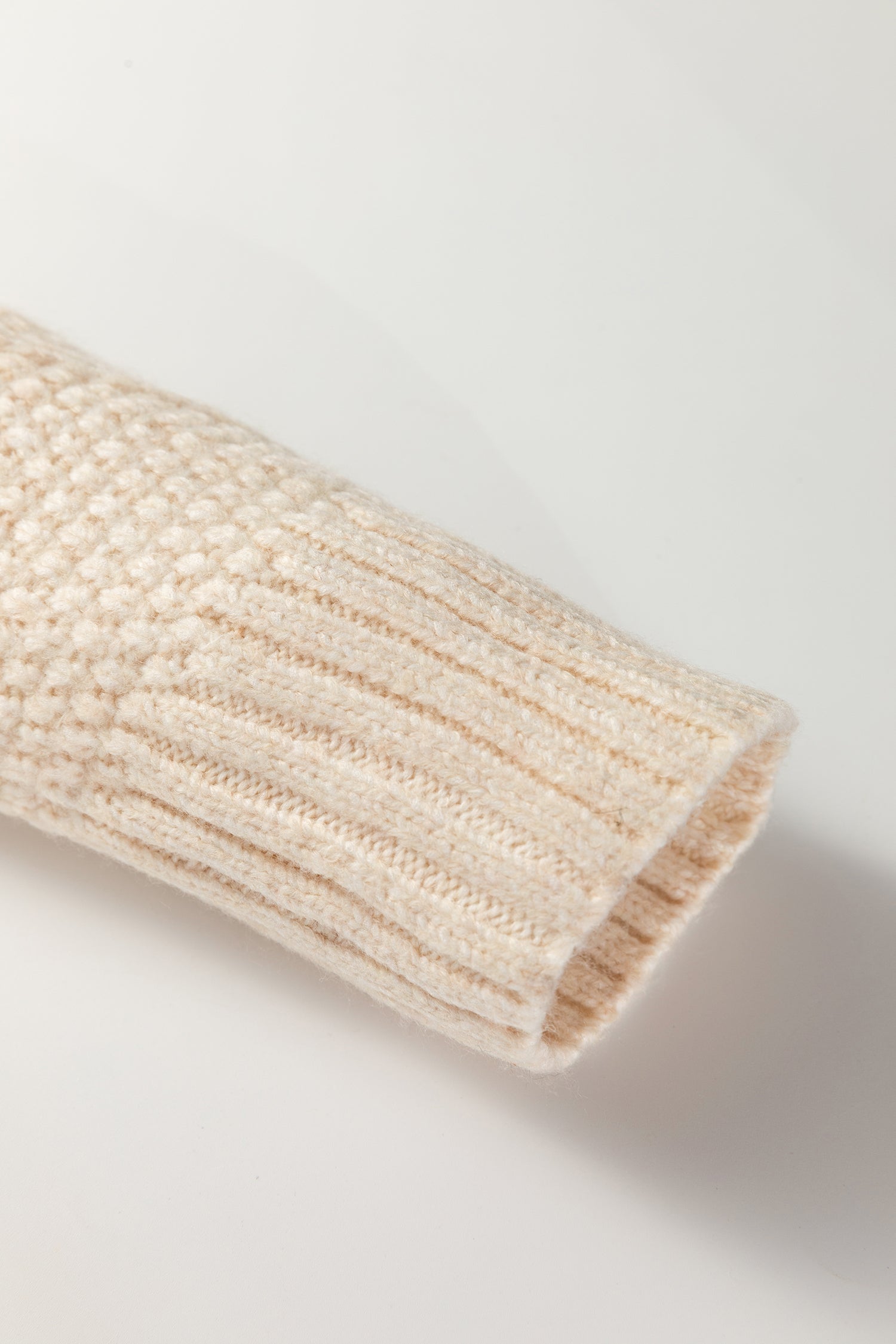 Oatmeal Cable Knit Drop Shoulder Loose Fit Sweater Dress-TOPS / DRESSES-[Adult]-[Female]-2022 Online Blue Zone Planet