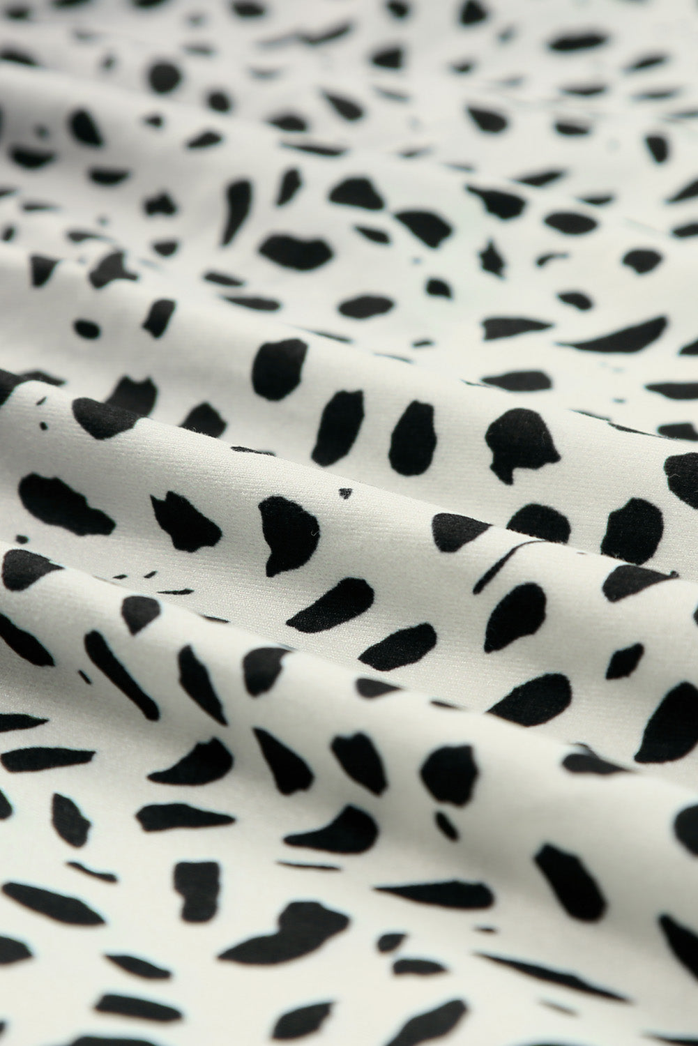Leopard Dotted Contrast Pocket T Shirt Dress Blue Zone Planet
