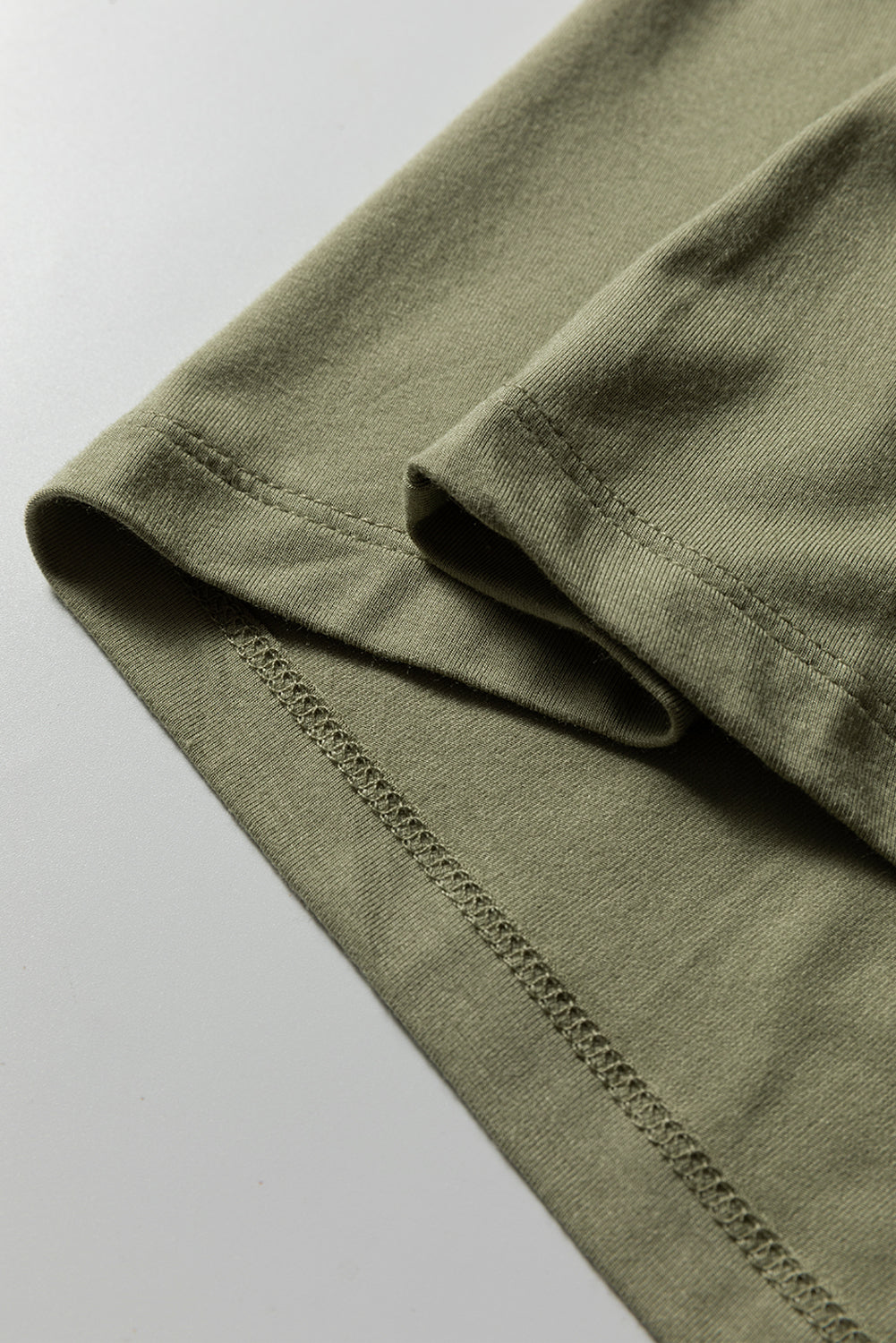 Laurel Green Solid Color Long Sleeve Fitted Top-Tops/Long Sleeve Tops-[Adult]-[Female]-2022 Online Blue Zone Planet